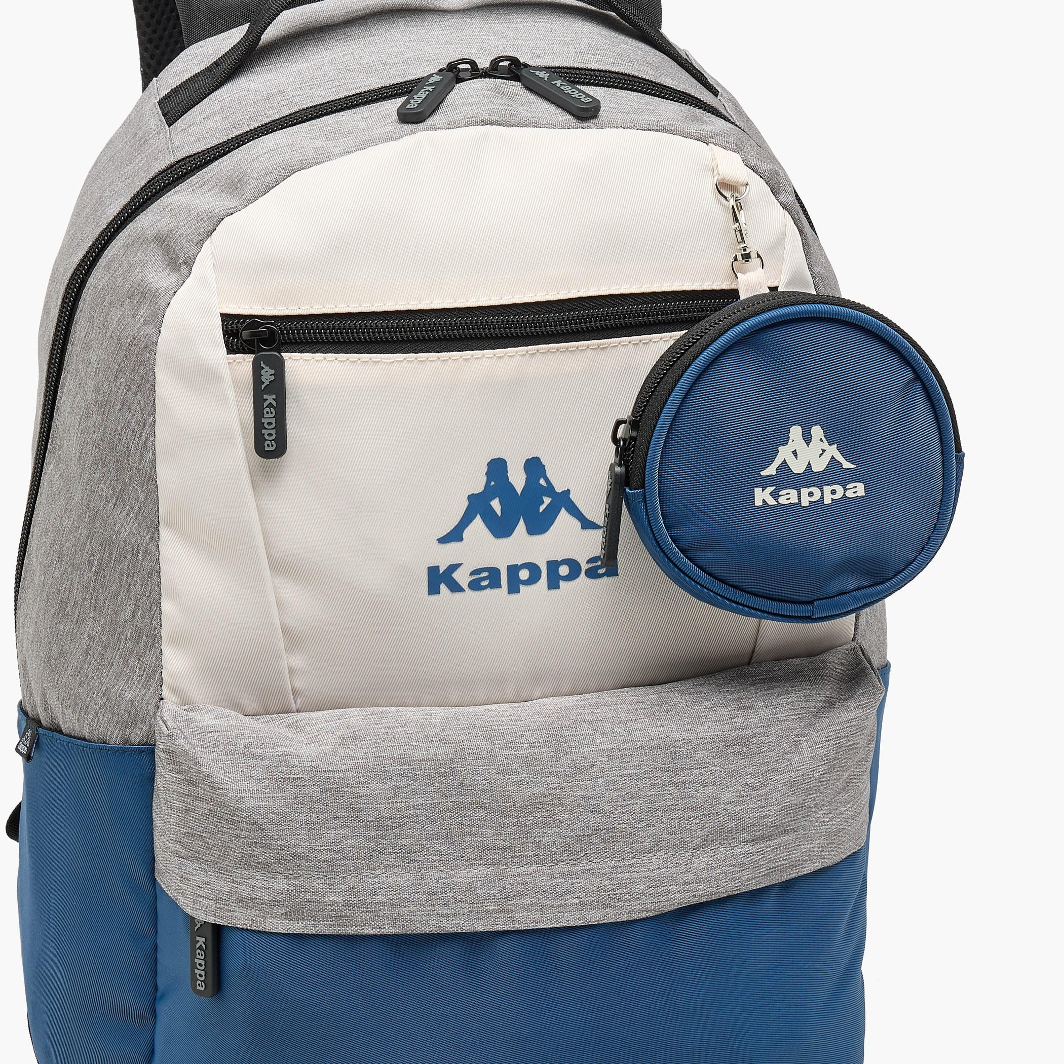 Kappa Colourblock School Backpack for Kids 13 Years+ with Detachable Pouch-boys-accessories-bagsandbackpacks-image-3