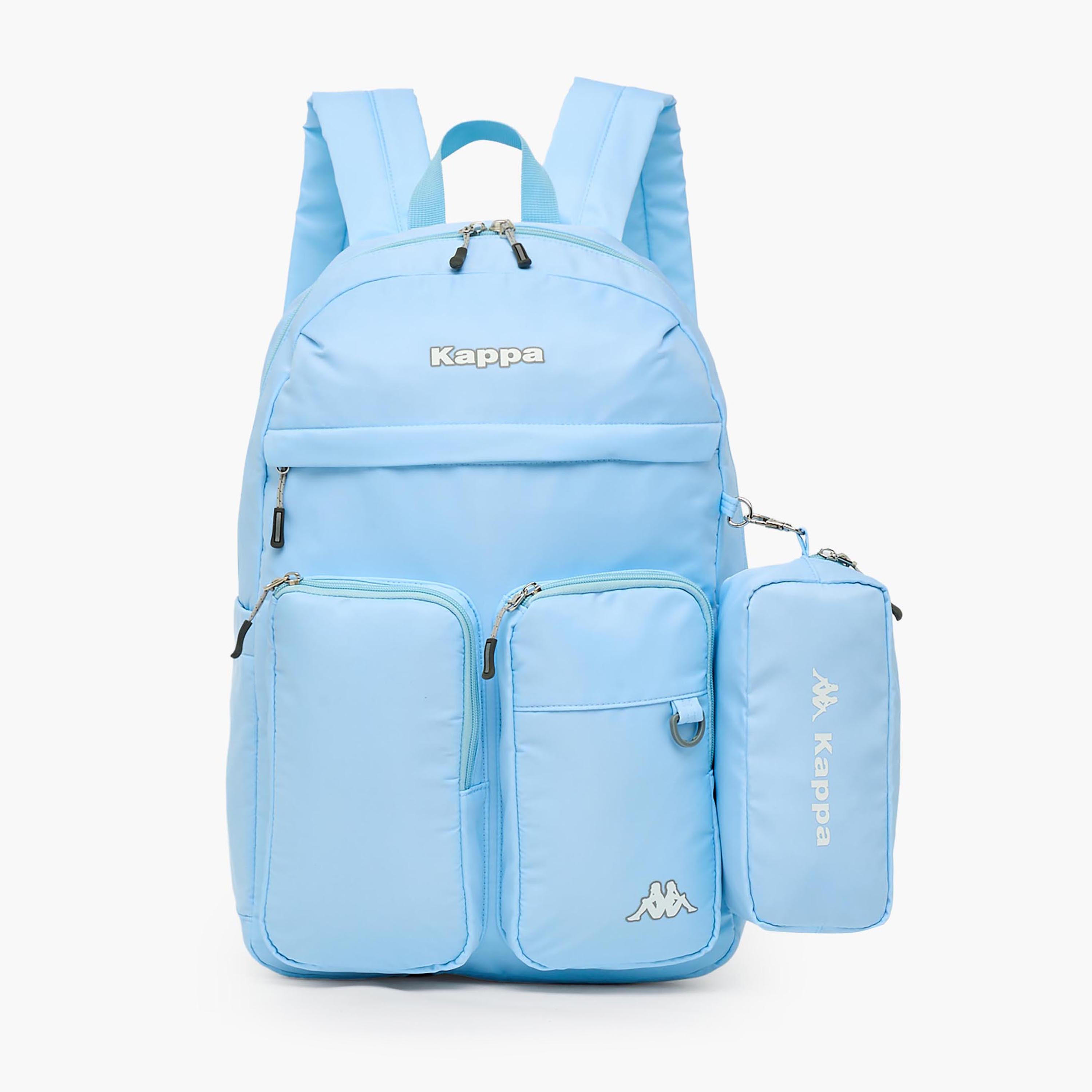 Kappa Logo 2-Piece School Backpack Set for Kids 13 Years+ with Pencil Pouch-school-bagsandbackpacks-backpacks-image-1
