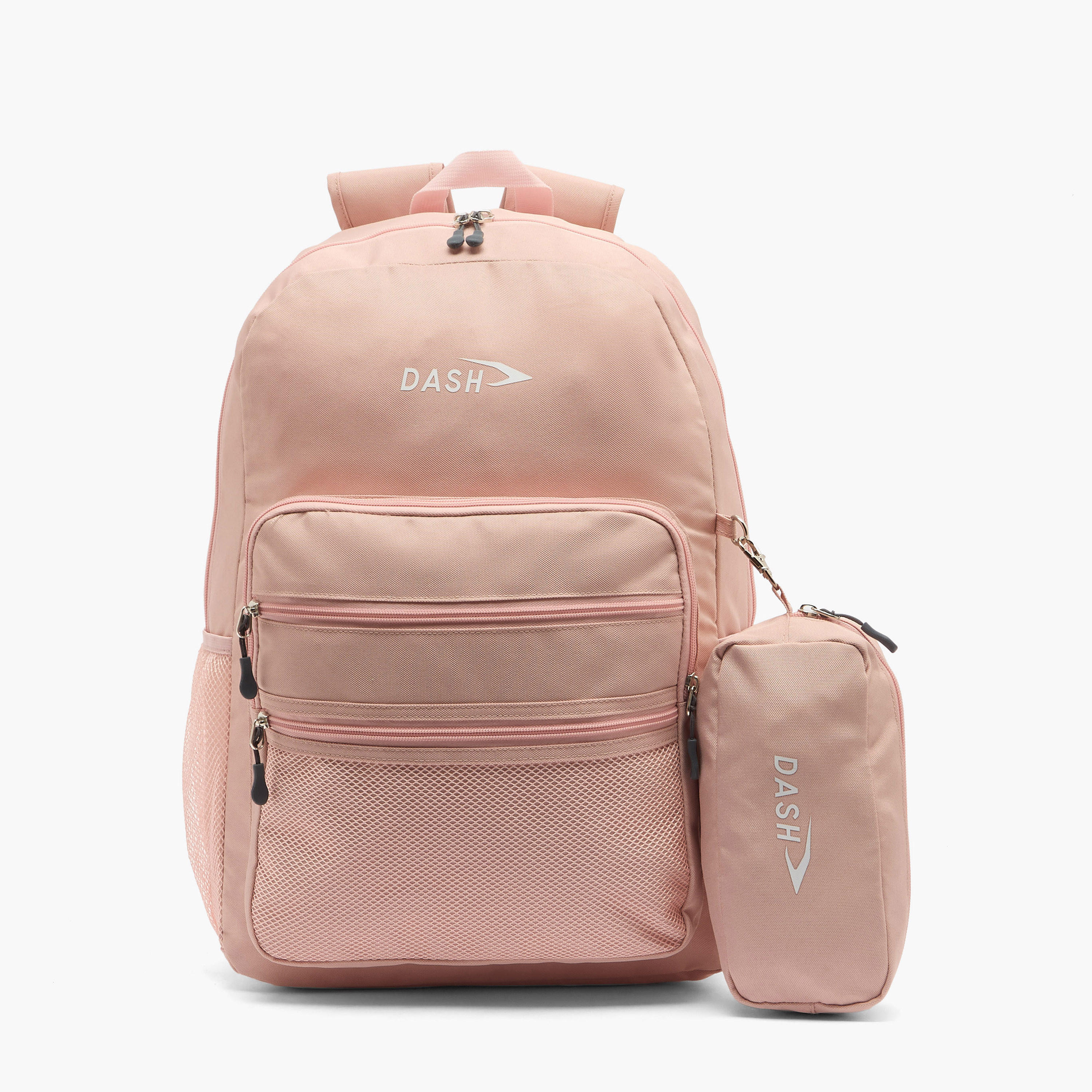 Dash Solid 2-Piece School Backpack Set for Kids 13 Years+ with Pencil Pouch-school-bagsandbackpacks-backpacks-image-1