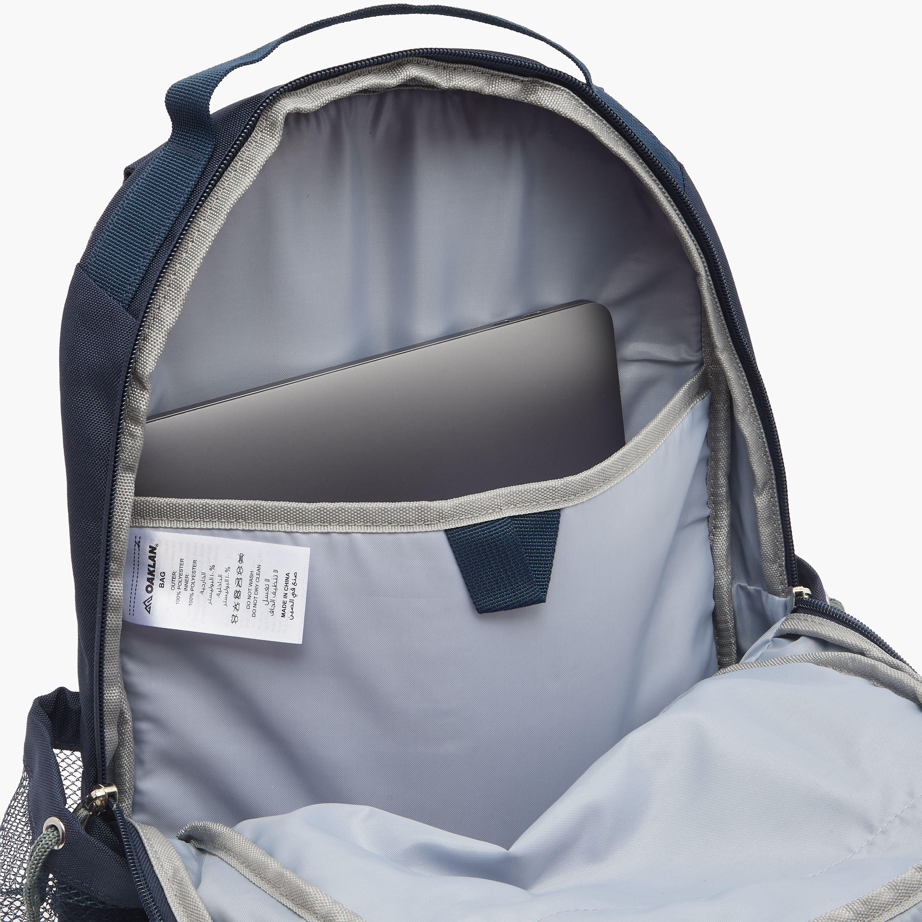 Oaklan by Shoexpress Logo Print Backpack for Kids 13 Years+ with Padded Shoulder Straps-boys-accessories-bagsandbackpacks-image-5