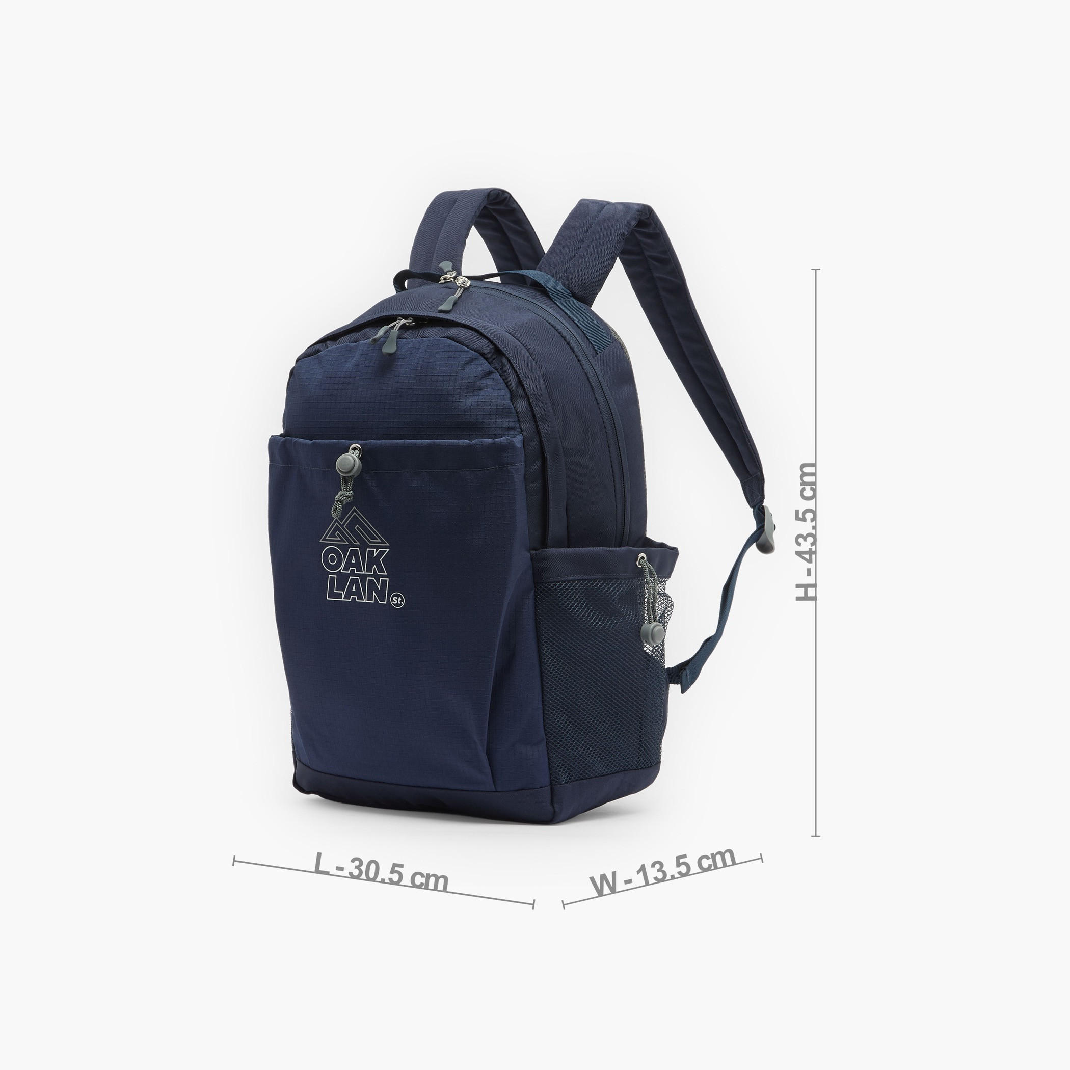 Oaklan by Shoexpress Logo Print Backpack for Kids 13 Years+ with Padded Shoulder Straps-boys-accessories-bagsandbackpacks-image-6