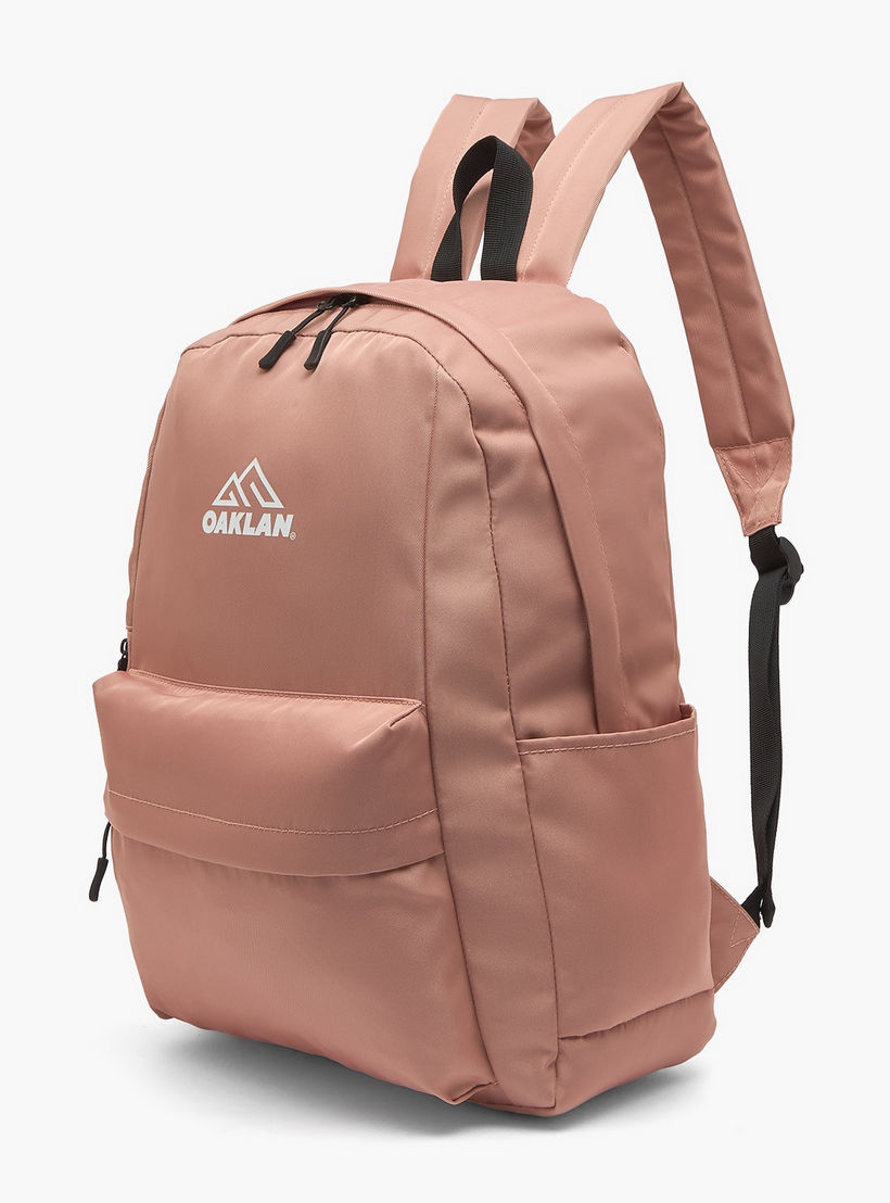 Logo Print Backpack for Kids 13+ Years with Front Pocket-school-bagsandbackpacks-backpacks-image-5