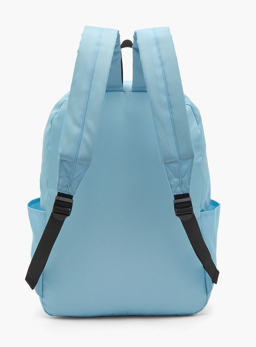 Logo Print Backpack for Kids 13+ Years with Front Pocket-school-bagsandbackpacks-backpacks-image-7