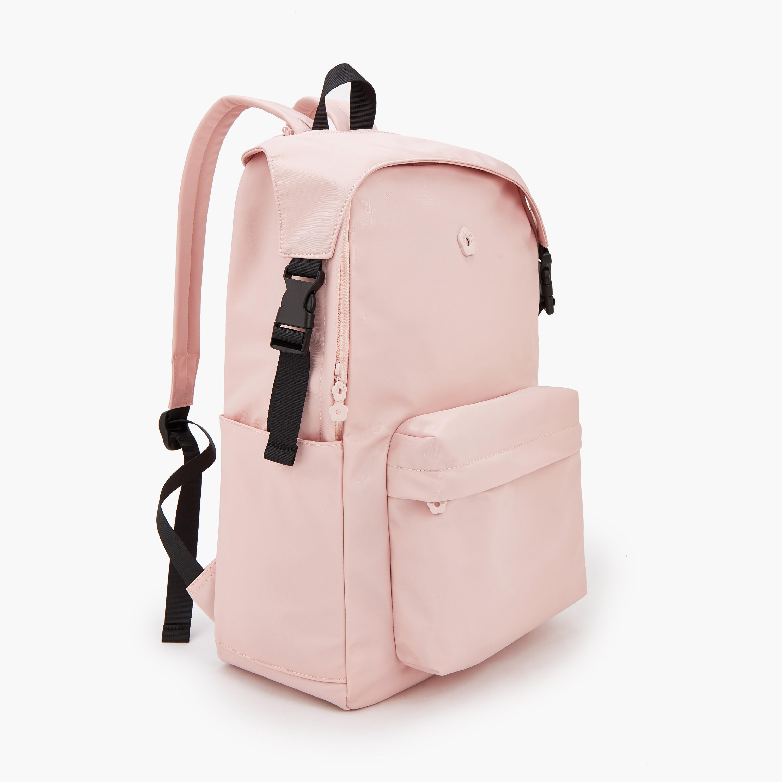 Missy Solid Backpack with Adjustable Side Straps-women-bagsandwallets-backpacks-image-2