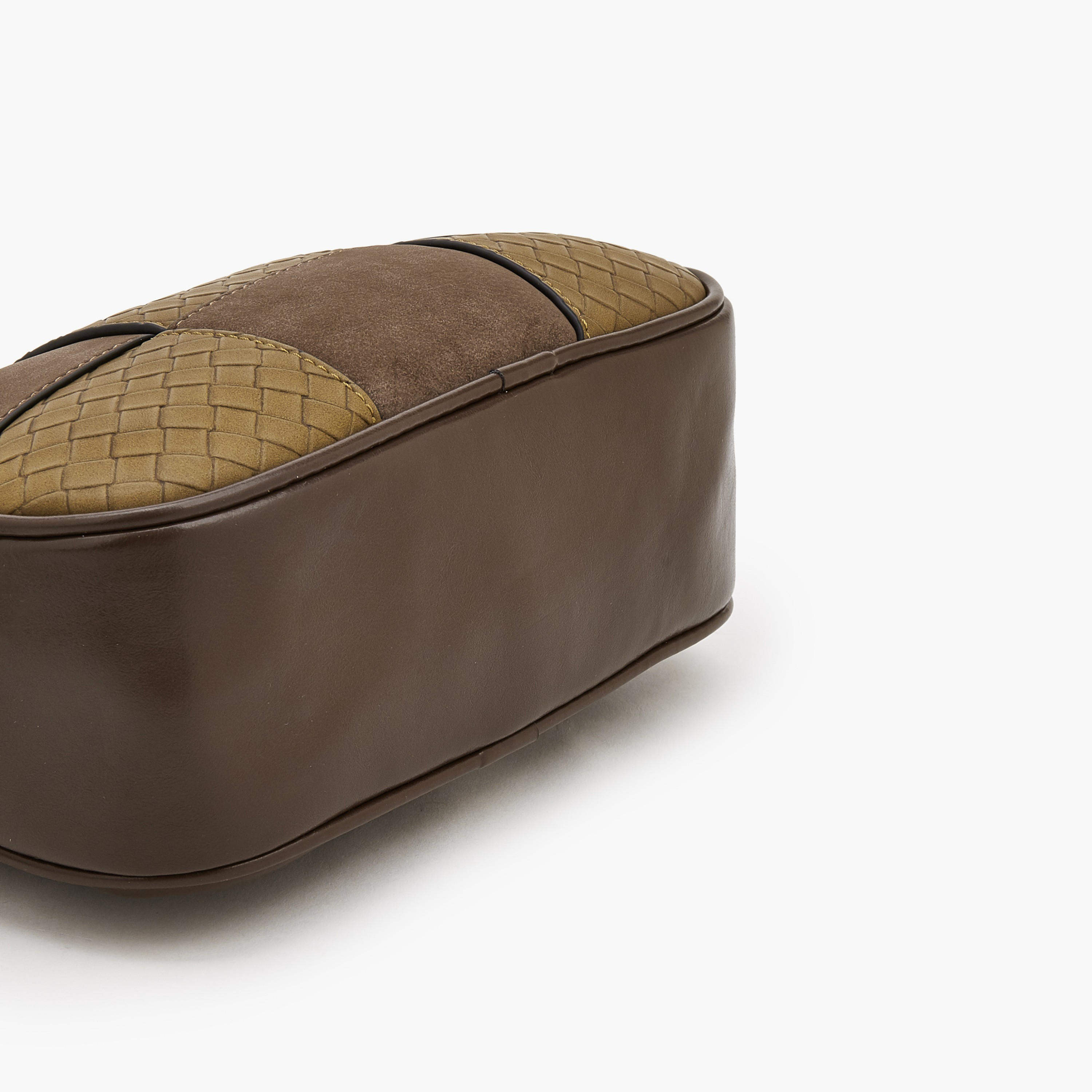 Le Confort Panelled Crossbody Bag with Zip Closure-women-bagsandwallets-handbags-image-6