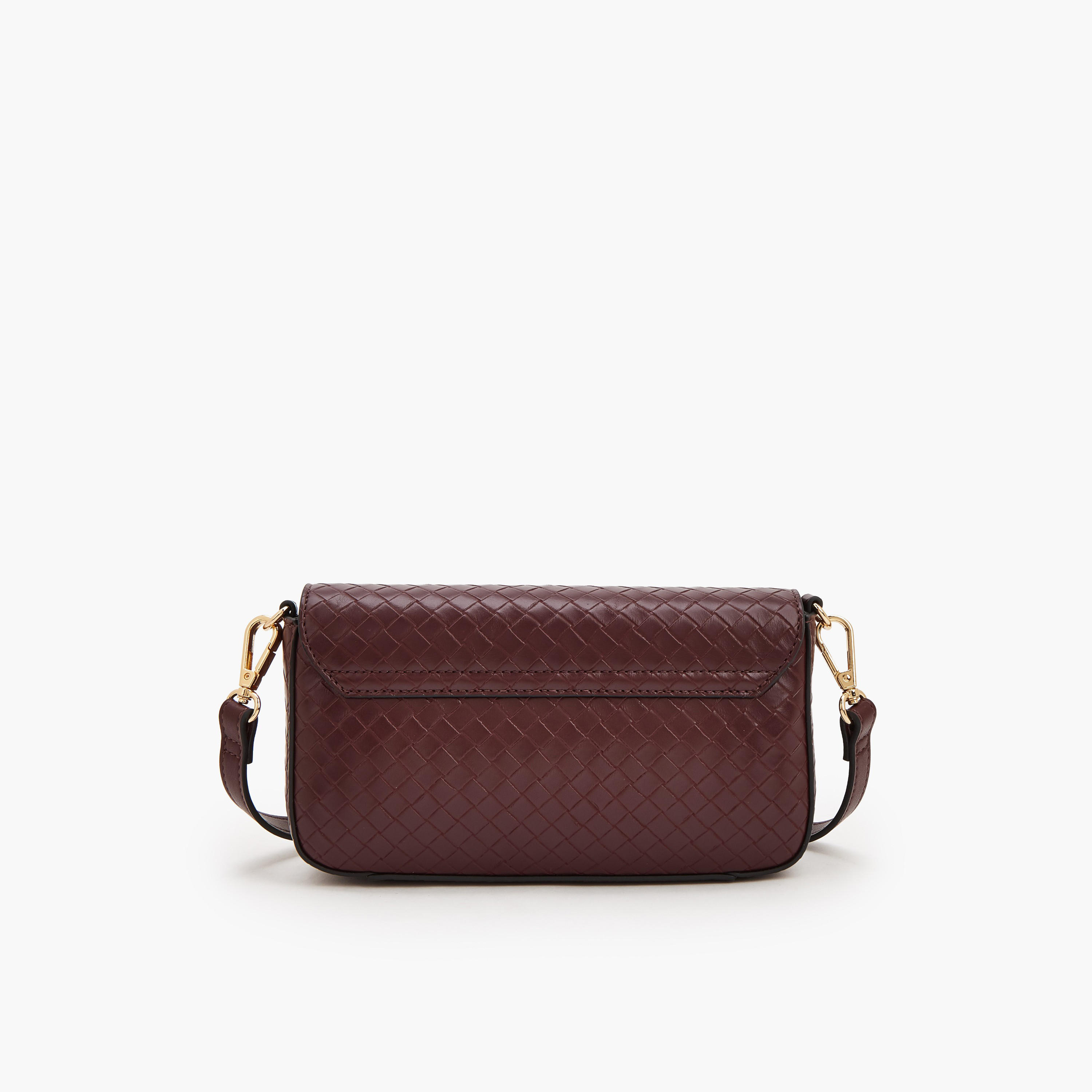شنطة كروس بودي منسوجة بزر إغلاق من لو كونفورت-women-bagsandwallets-handbags-image-5