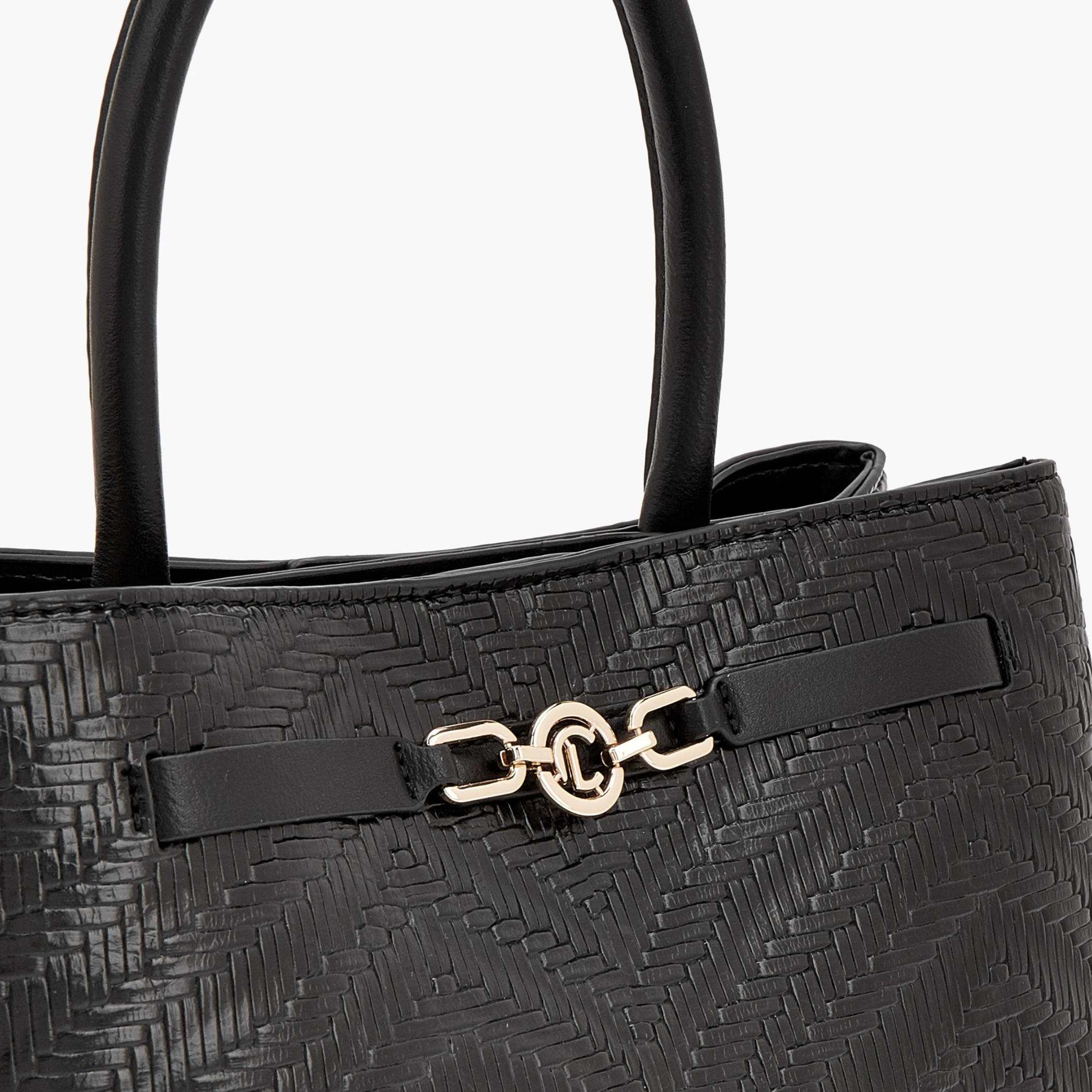 Le Confort Textured Tote Bag with Magnetic Closure-women-bagsandwallets-handbags-image-4