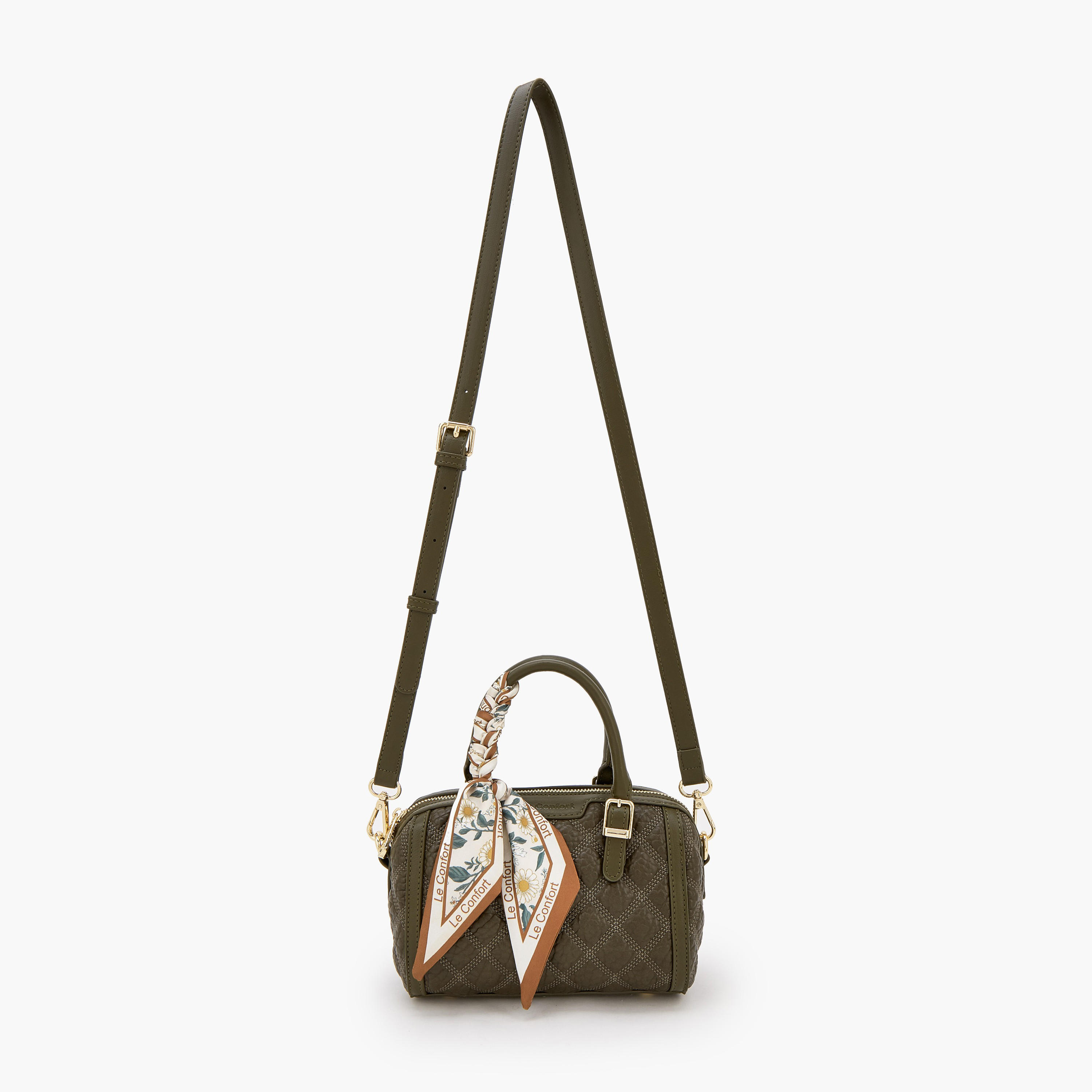 شنطة توت مبطنة بزينة وشاح من لو كونفورت-women-bagsandwallets-handbags-image-2