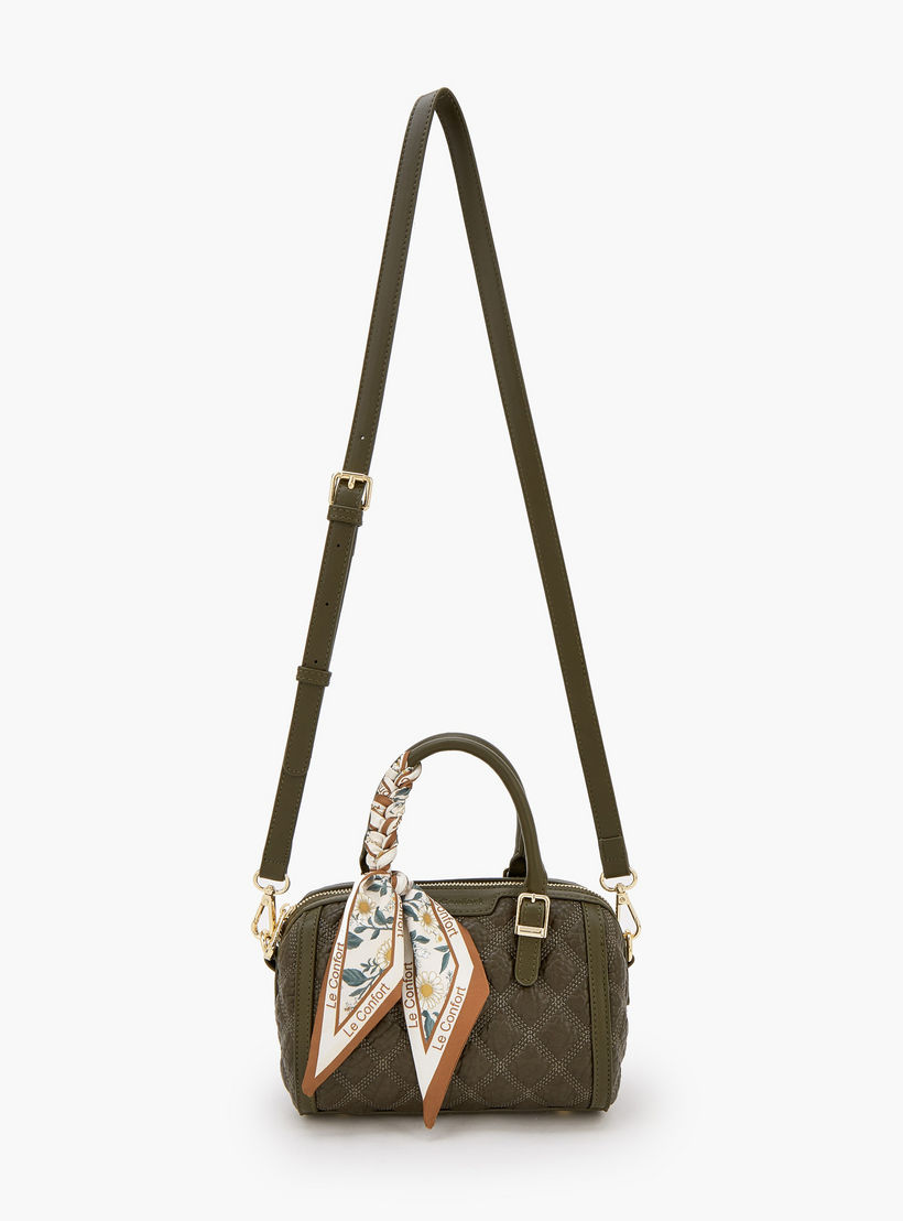 شنطة توت مبطنة بزينة وشاح من لو كونفورت-women-bagsandwallets-handbags-image-2