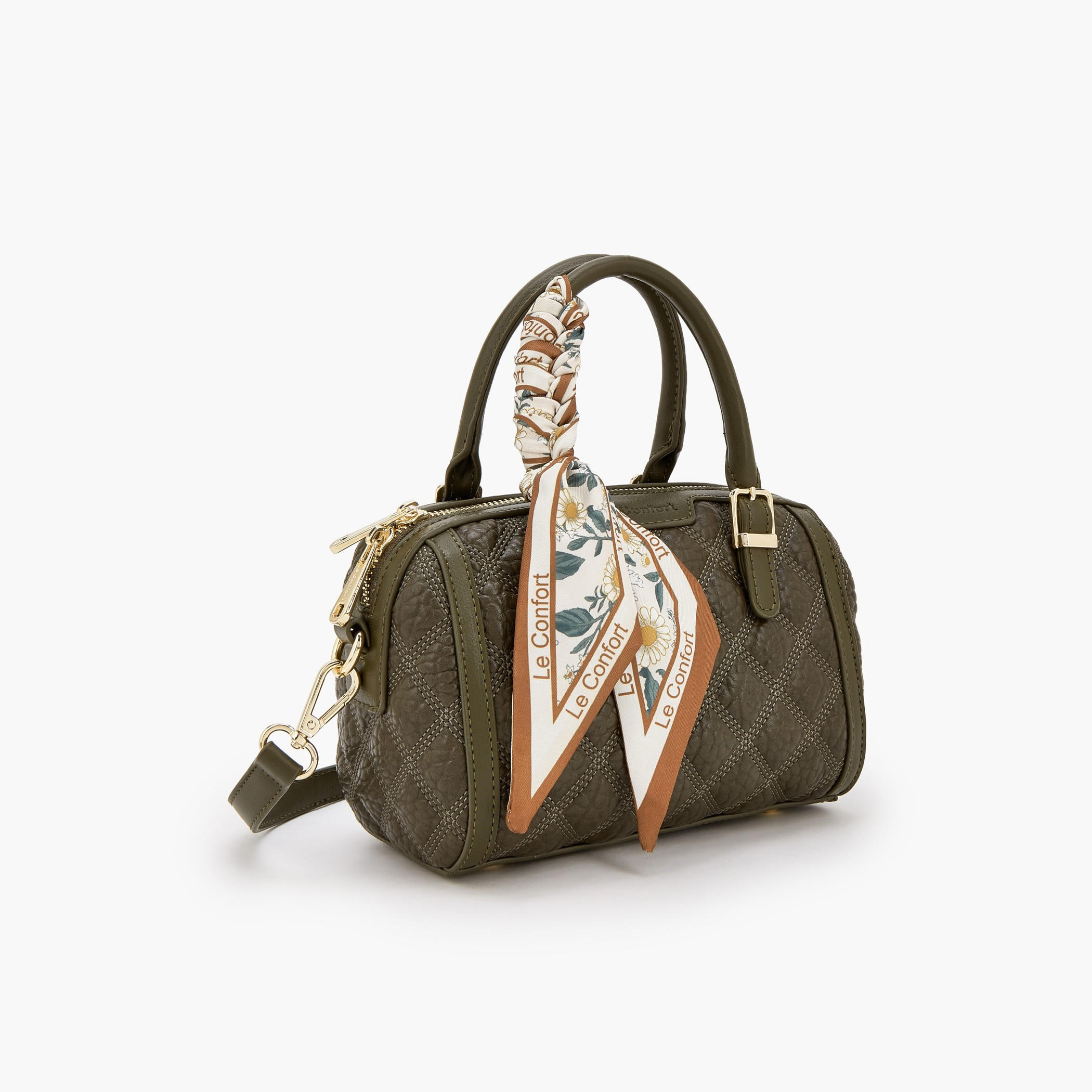 شنطة توت مبطنة بزينة وشاح من لو كونفورت-women-bagsandwallets-handbags-image-3