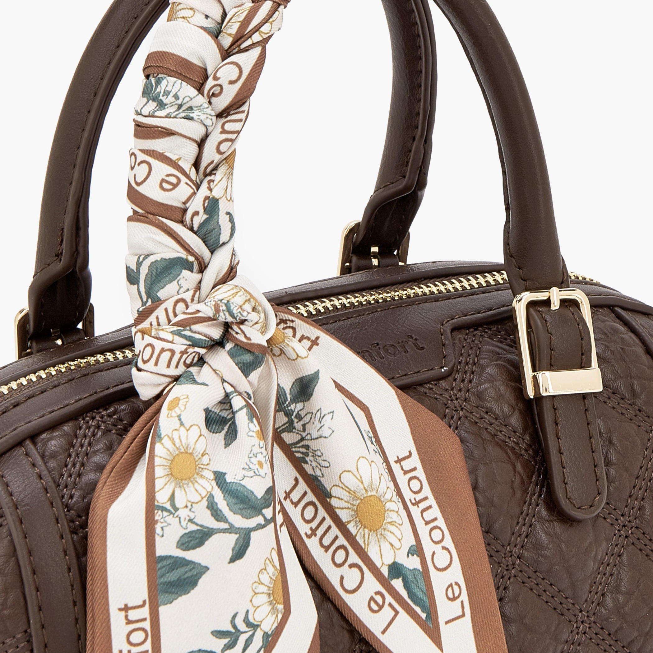 Le Confort Quilted Tote Bag with Scarf Accent-women-bagsandwallets-handbags-image-4