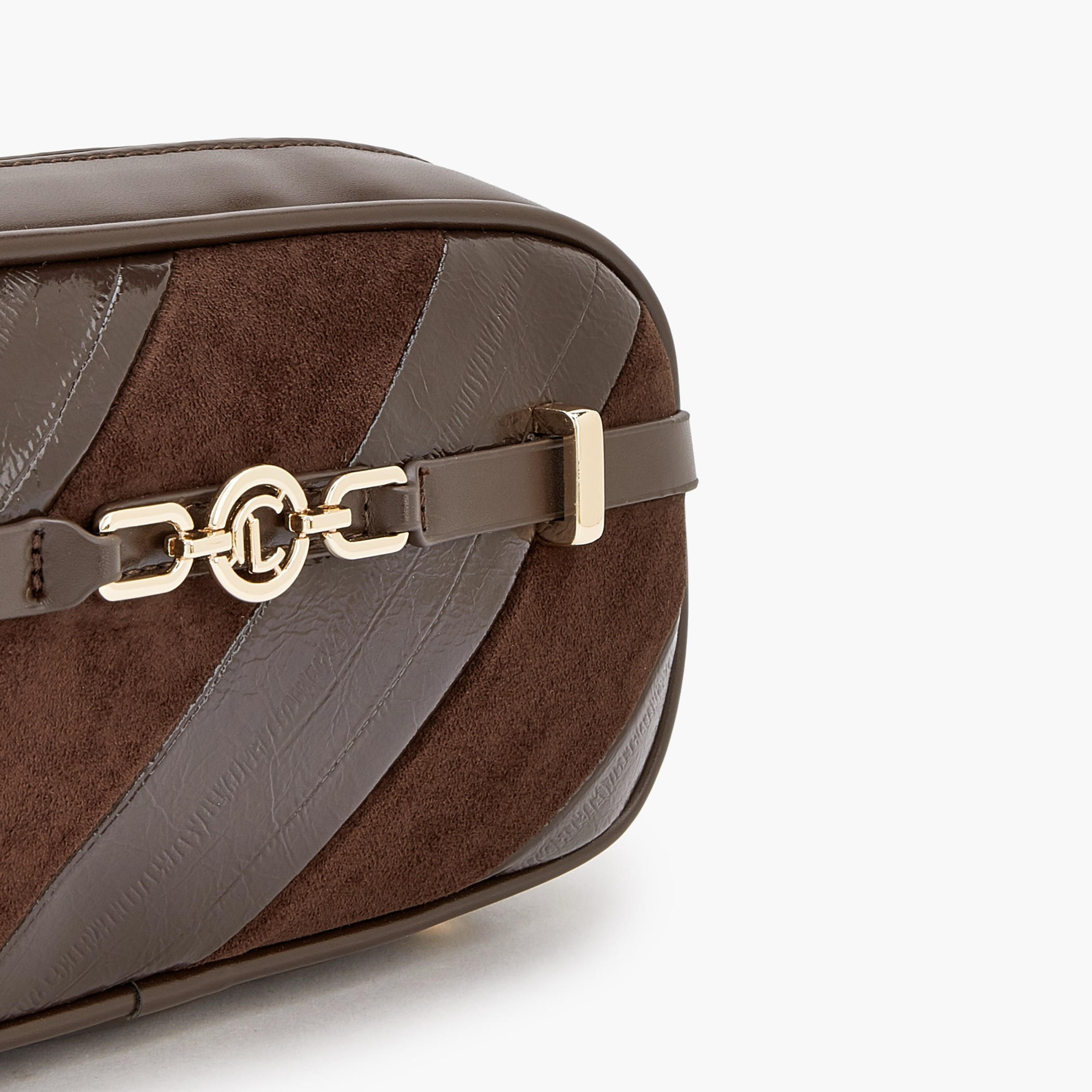 شنطة كروس بودي مخططة بسحاب إغلاق من  لو كونفورت-women-bagsandwallets-handbags-image-4