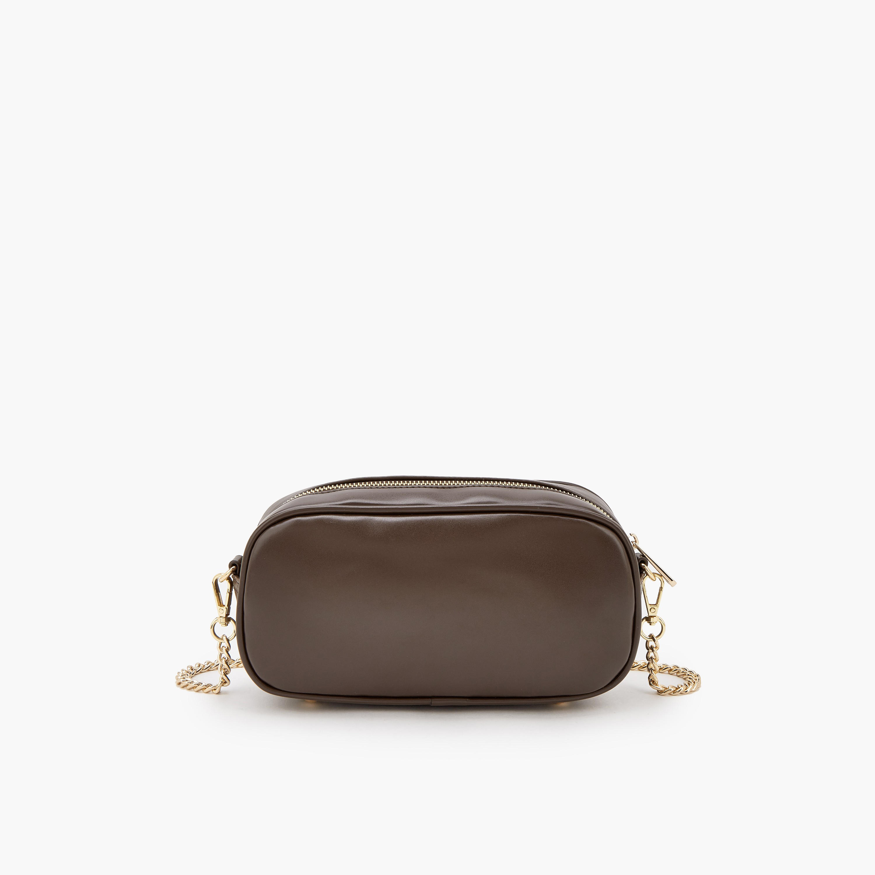 شنطة كروس بودي مخططة بسحاب إغلاق من  لو كونفورت-women-bagsandwallets-handbags-image-5