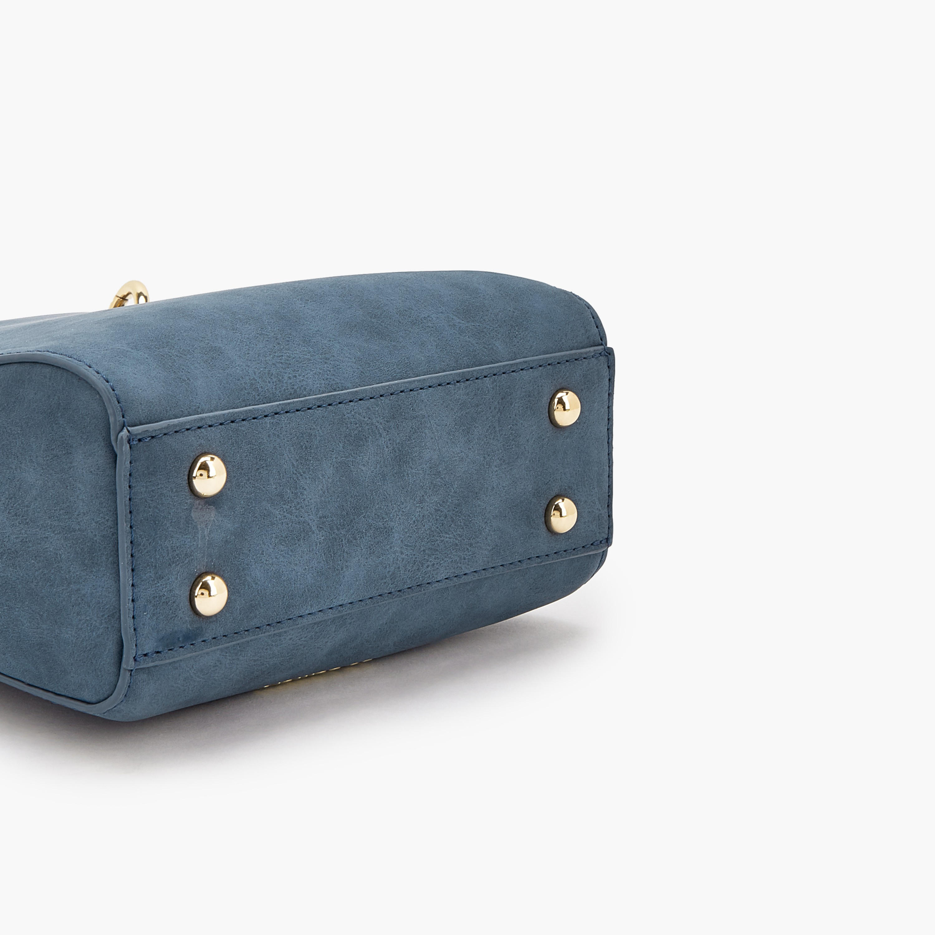 شنطة توتي صغيرة بارزة الملمس بوشاح من لو كونفورت-women-bagsandwallets-handbags-image-6