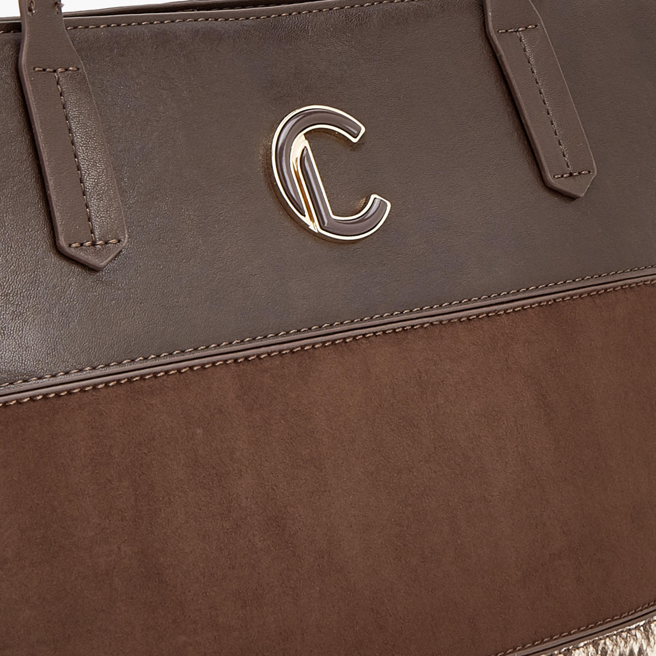 Le Confort Animal Print Tote Bag with Zip Closure-women-bagsandwallets-handbags-image-3