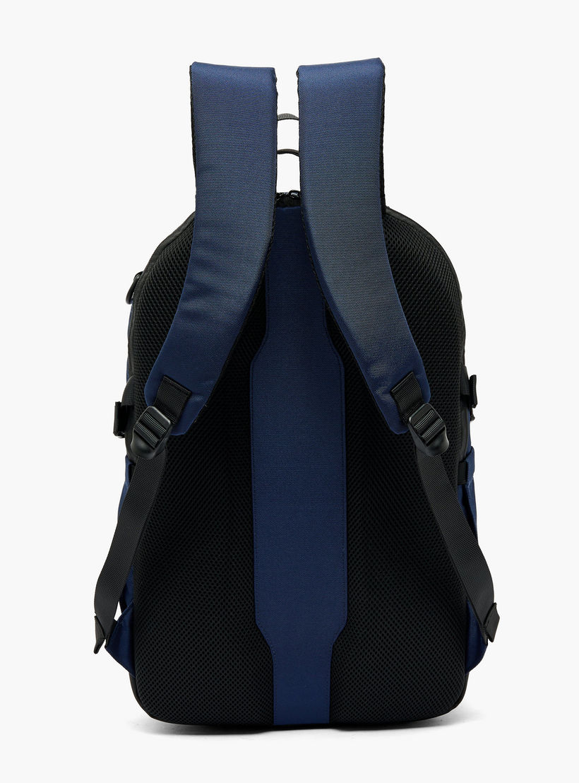 Lee Cooper Panelled School Backpack for Kids 13 Years+ with Padded Shoulder Straps-boys-accessories-bagsandbackpacks-image-7
