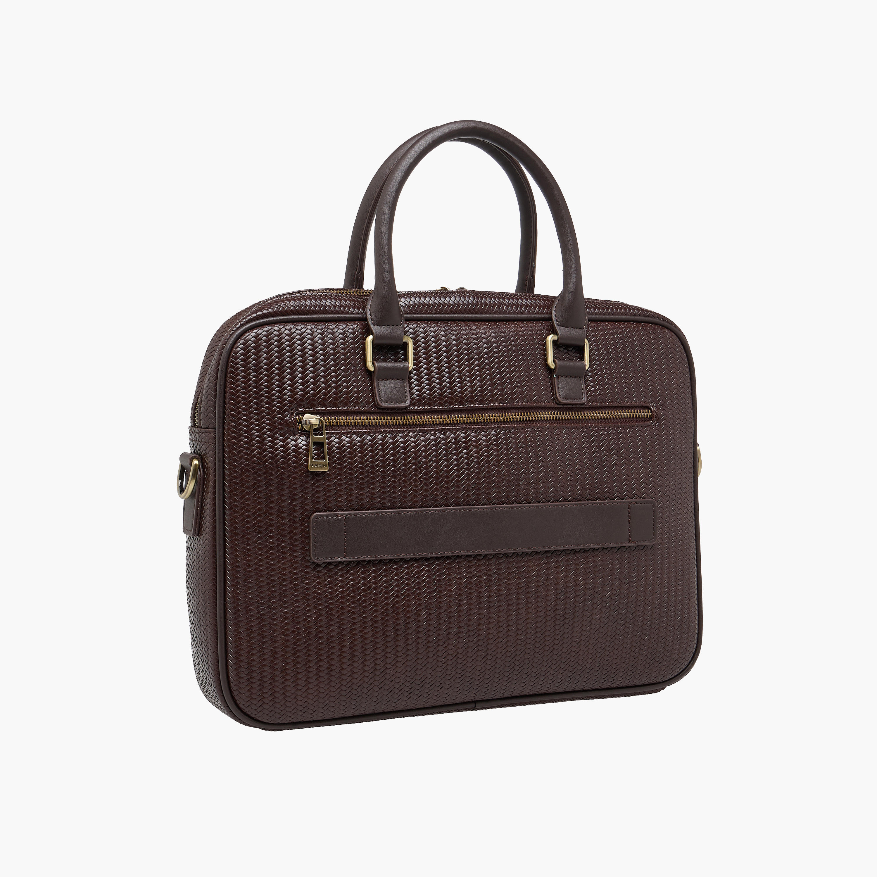 Duchini Men Textured Laptop Bag-men-bags-image-3