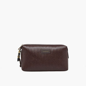 Duchini Men Chevron Textured Pouch with Buckle Strap-men-image-1