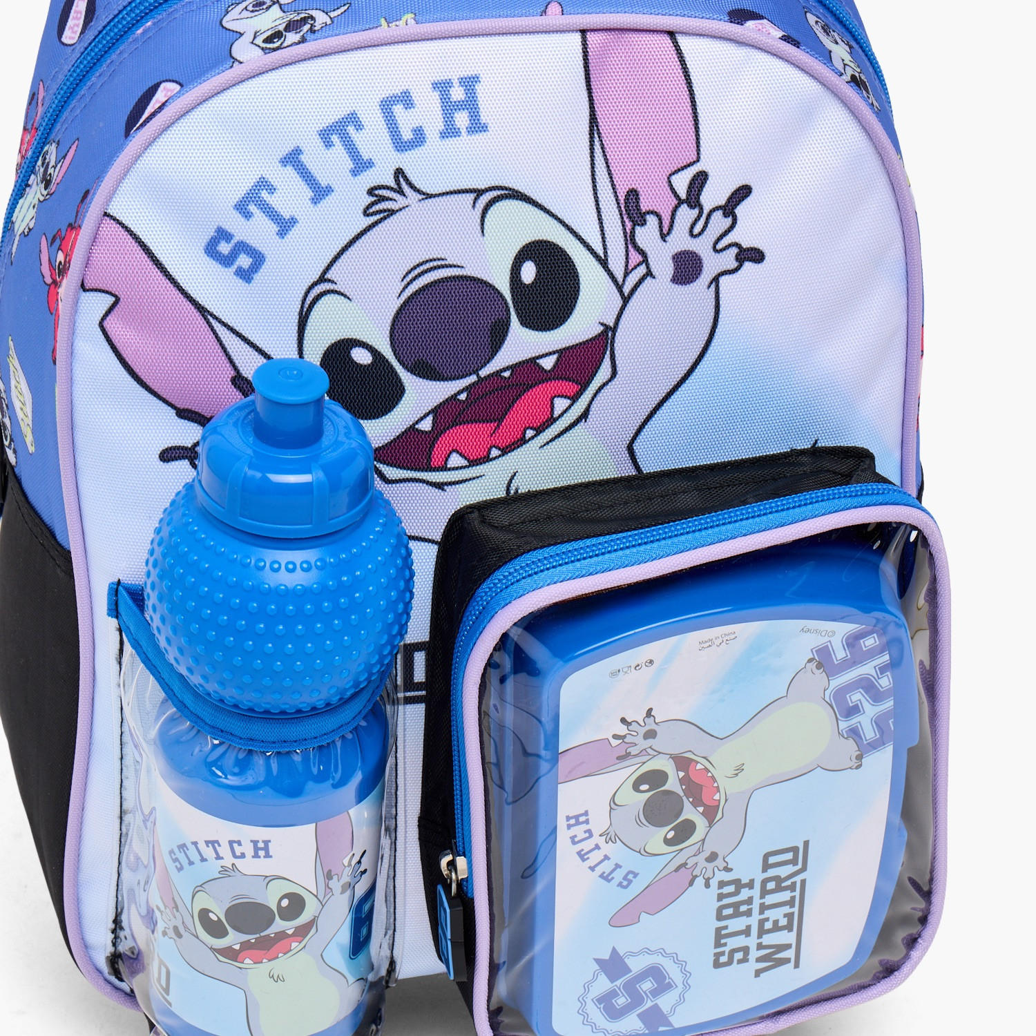 Disney Stitch 3-Piece Backpack Set for Kids 8-13 Years with Lunch Bag and Water Bottle-school-bagsandbackpacks-trolleybags-image-6