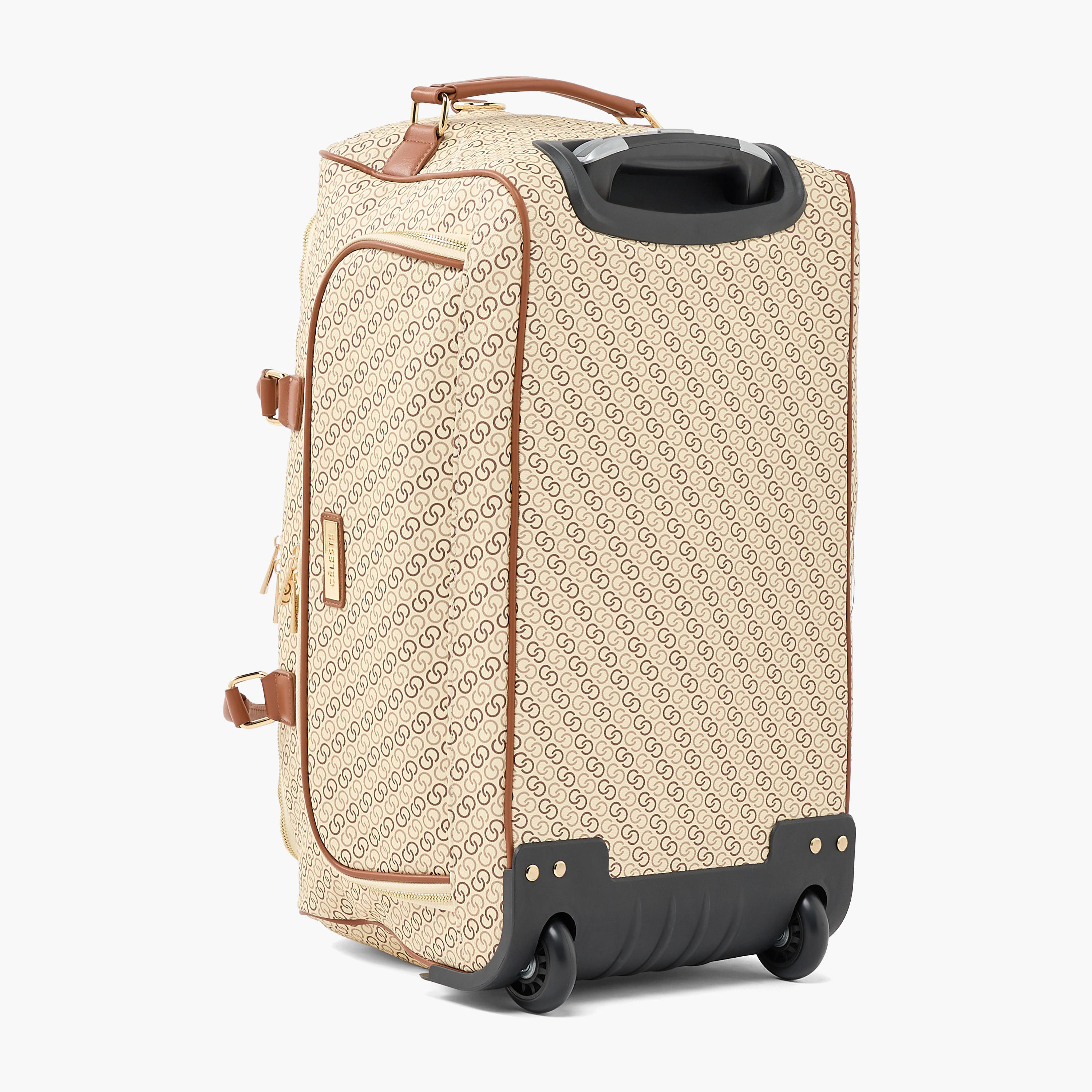 شنطة دافل بعجلات وطبعات مونوجرام من سيليست-travel-luggagesandbags-dufflebags-image-7