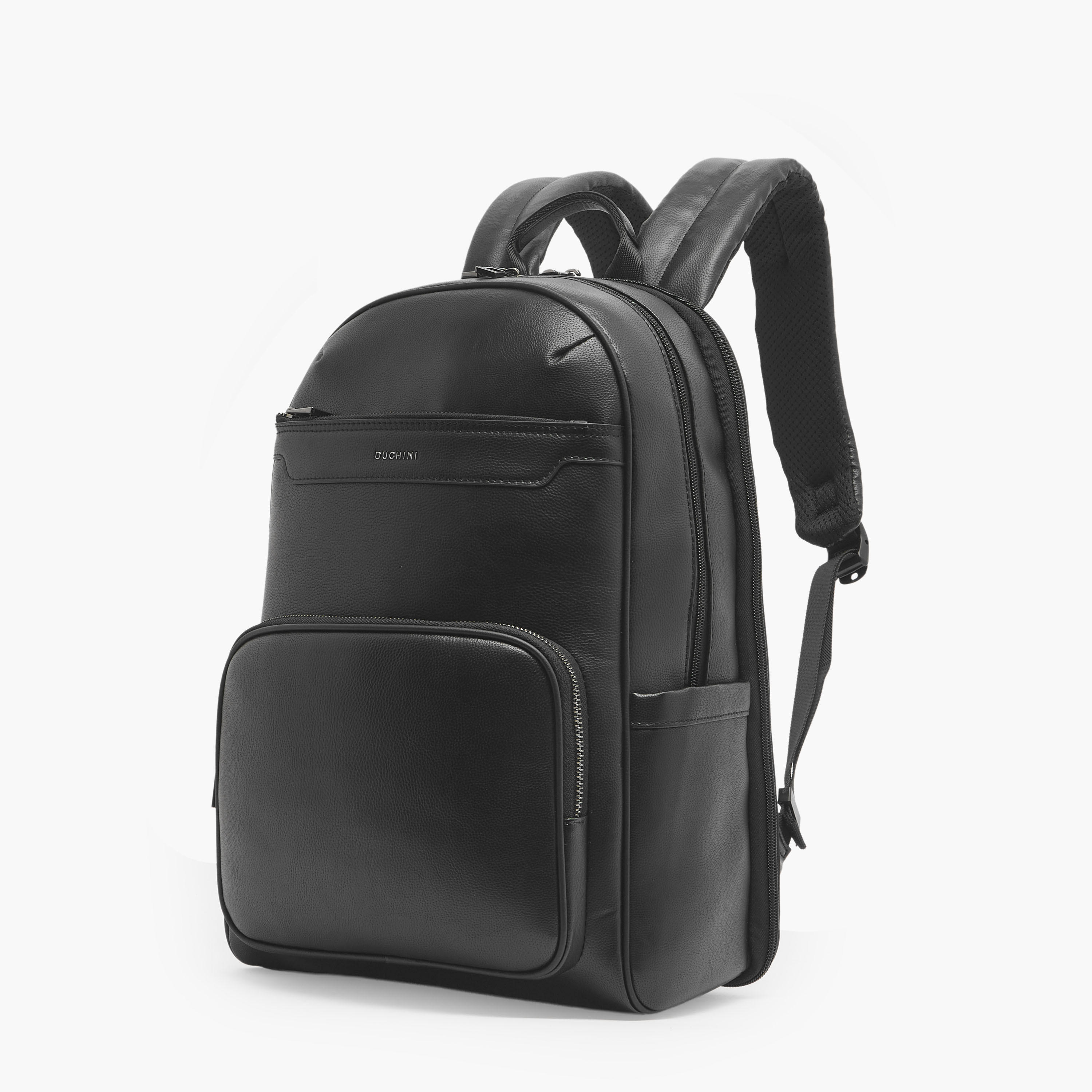 Duchini Men Padded Shoulder Straps Backpack-men-bags-image-2