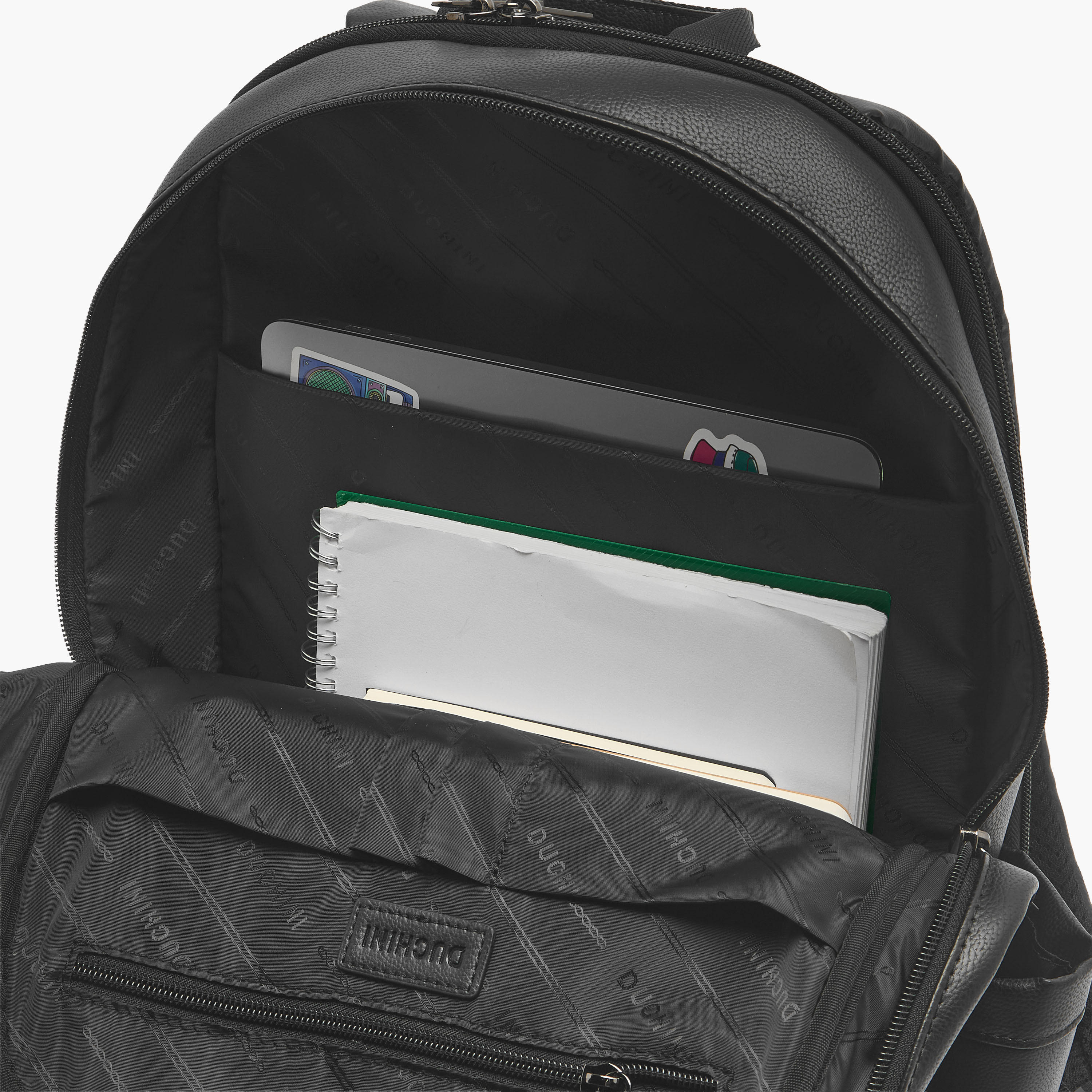 Duchini Men Padded Shoulder Straps Backpack-men-bags-image-7