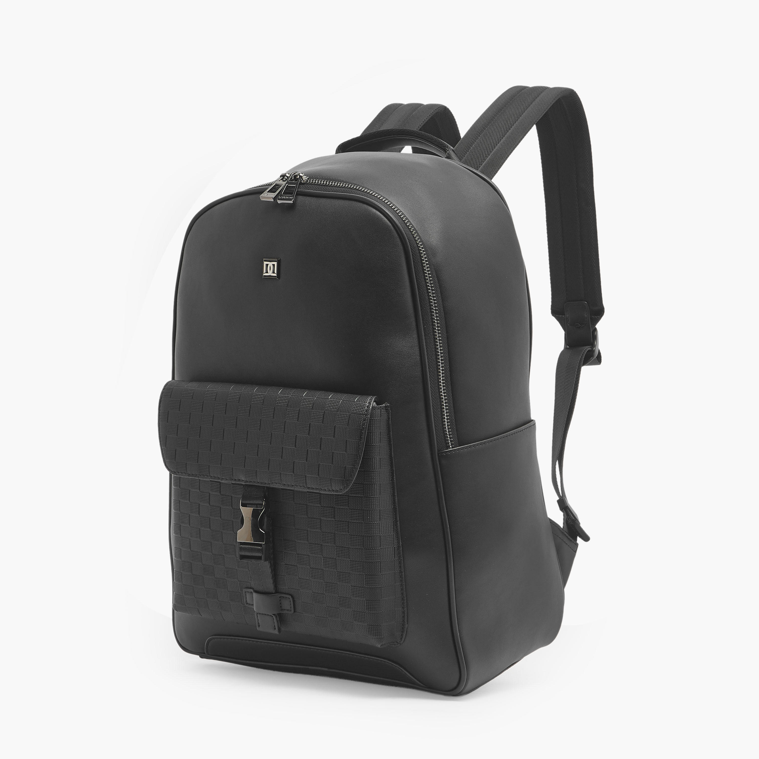 Duchini Men Padded Shoulder Strap Backpack-men-bags-image-2