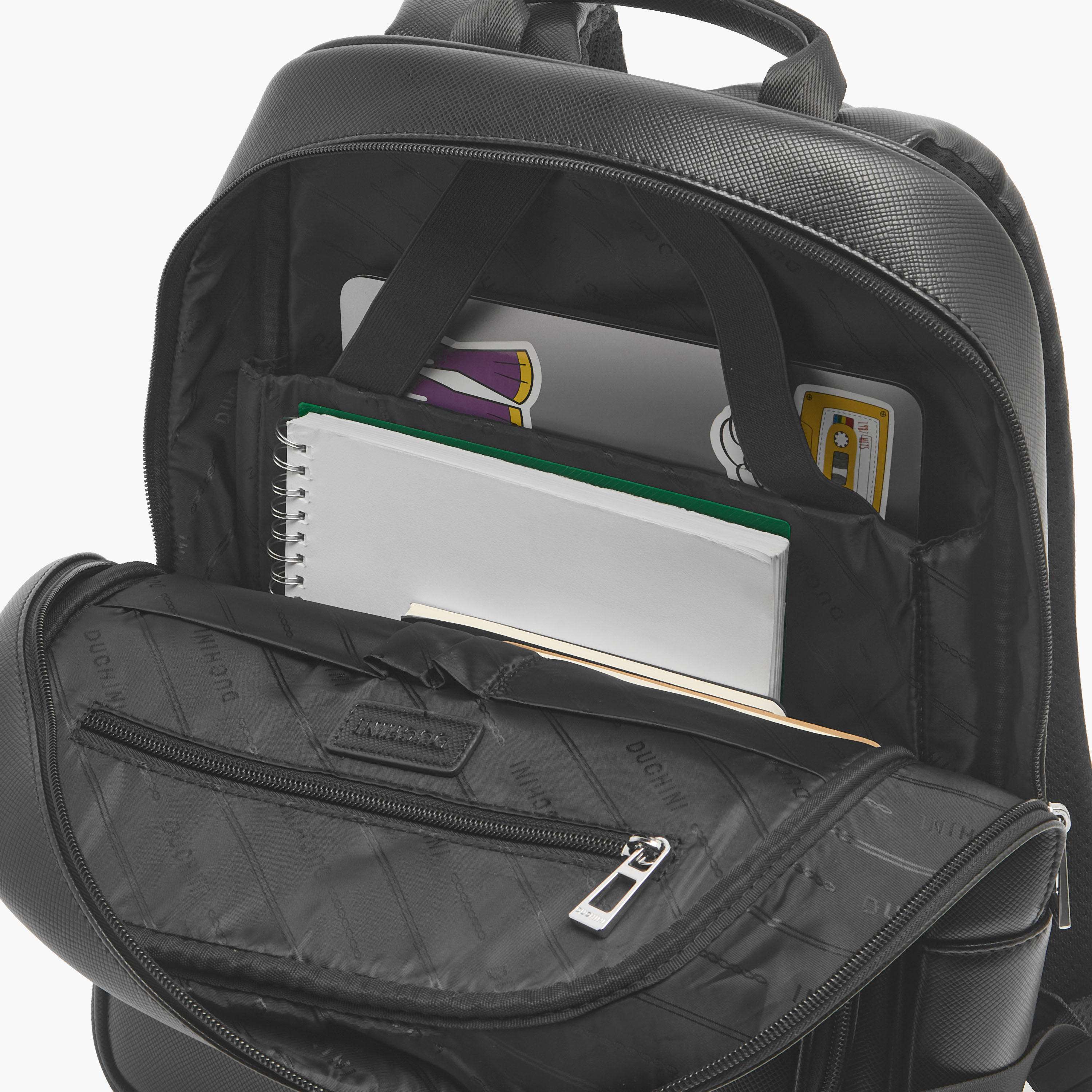 Duchini Men Padded Shoulder Strap Backpack-men-bags-image-7