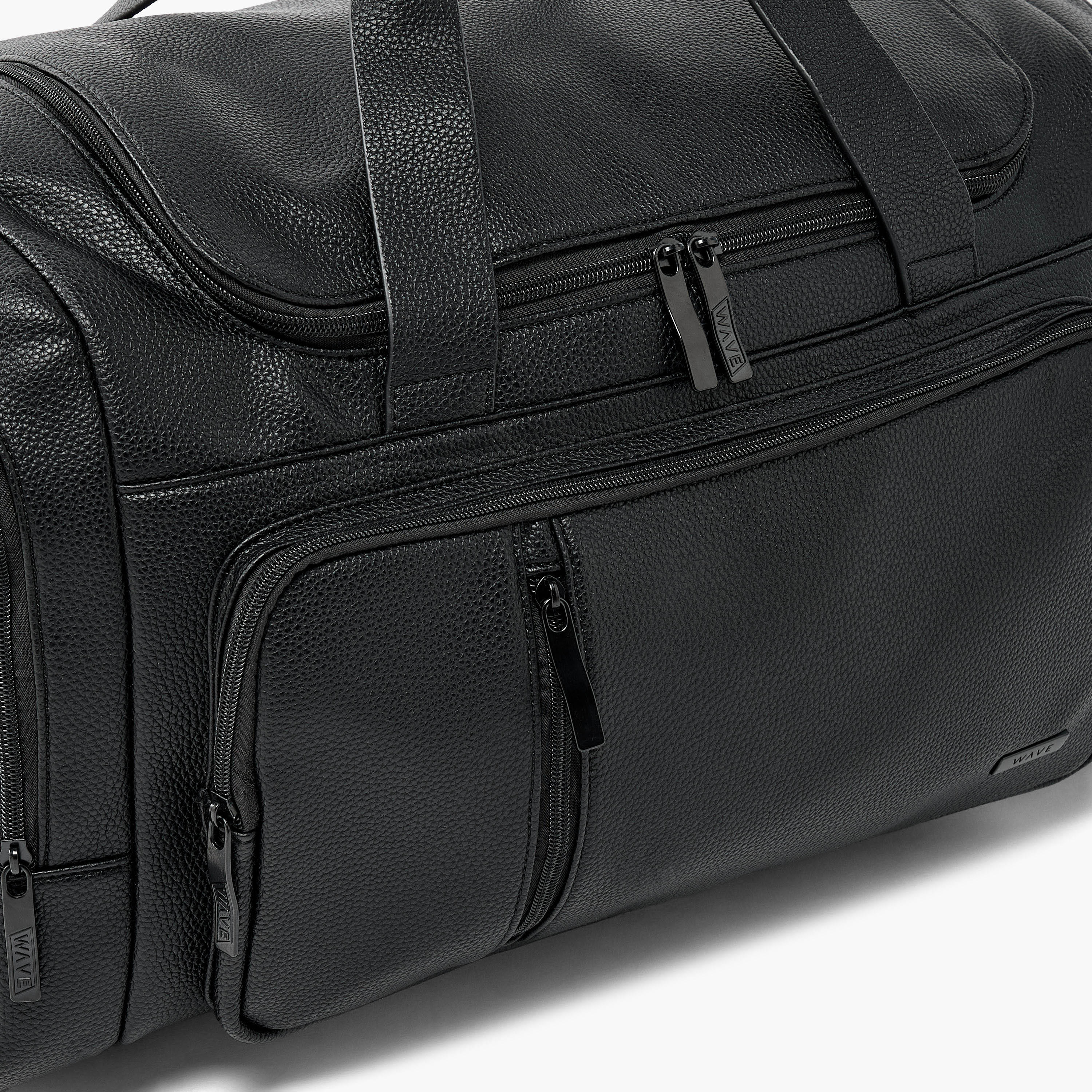 Celeste Textured Duffle Bag with Wheels-travel-luggagesandbags-dufflebags-image-5
