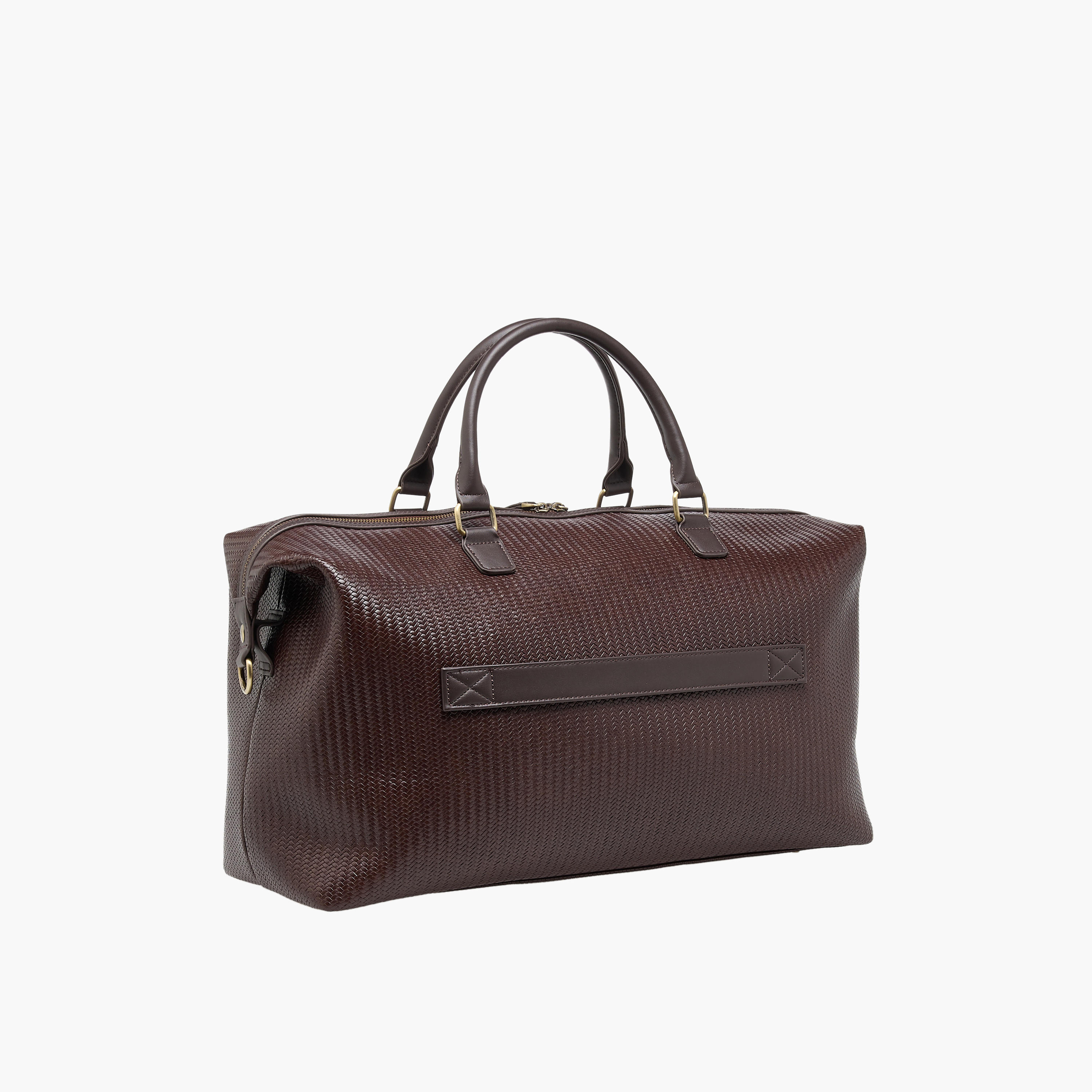 شنطة دافل بارزة الملمس بسحاب إغلاق وحزام قابل للفصل من دوتشيني-travel-luggagesandbags-dufflebags-image-3