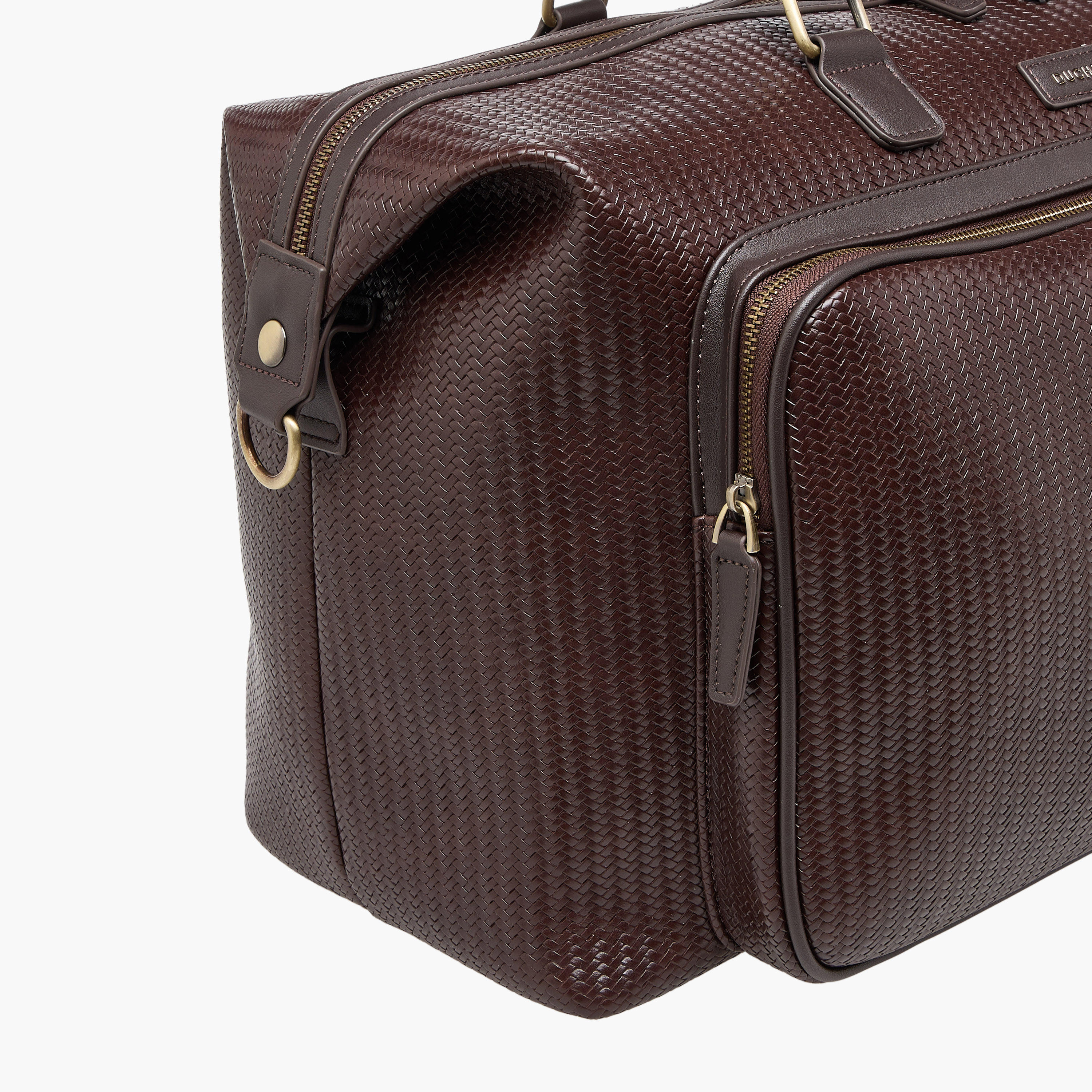 شنطة دافل بارزة الملمس بسحاب إغلاق وحزام قابل للفصل من دوتشيني-travel-luggagesandbags-dufflebags-image-5