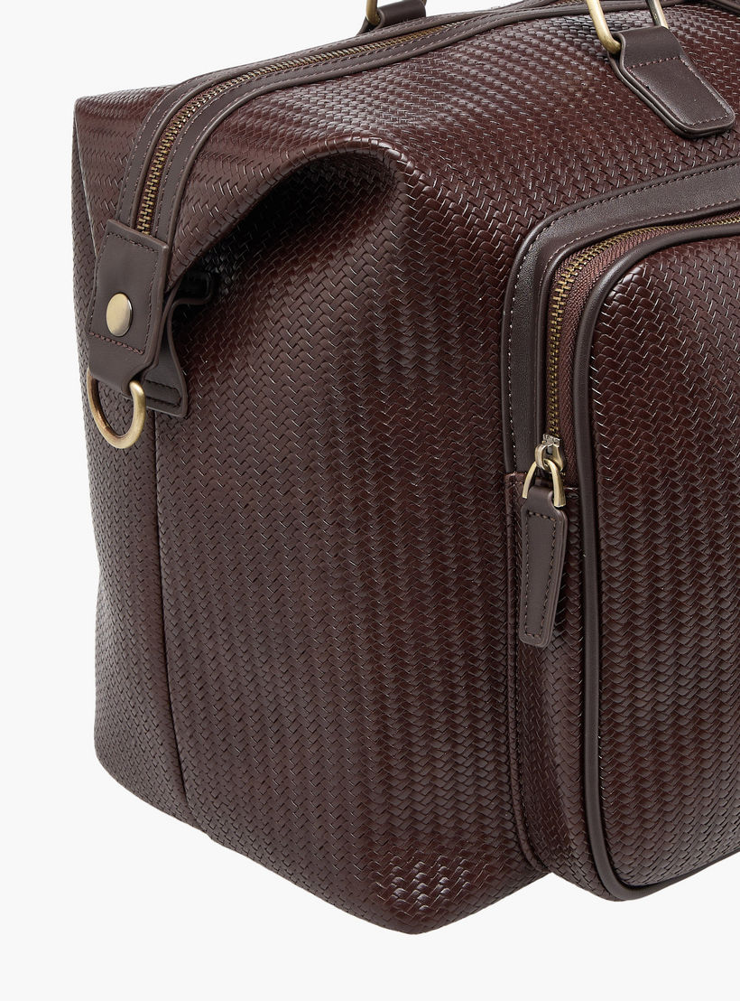 شنطة دافل بارزة الملمس بسحاب إغلاق وحزام قابل للفصل من دوتشيني-travel-luggagesandbags-dufflebags-image-5