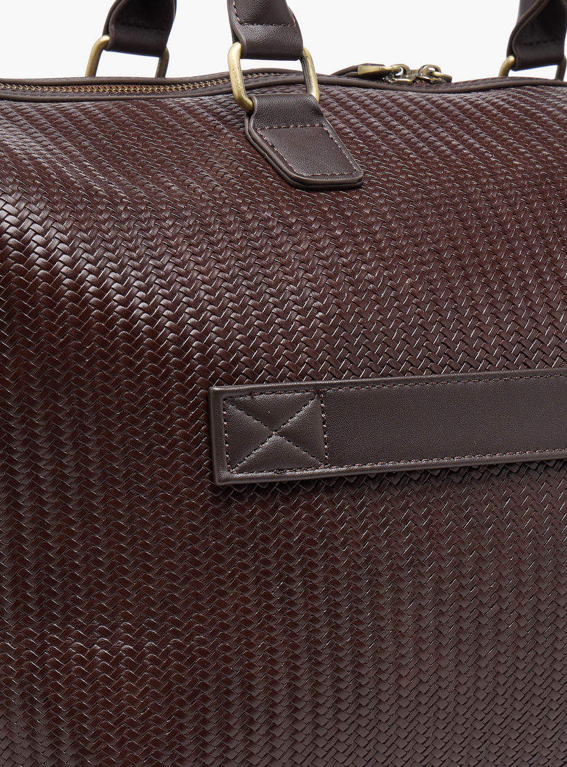 شنطة دافل بارزة الملمس بسحاب إغلاق وحزام قابل للفصل من دوتشيني-travel-luggagesandbags-dufflebags-image-6