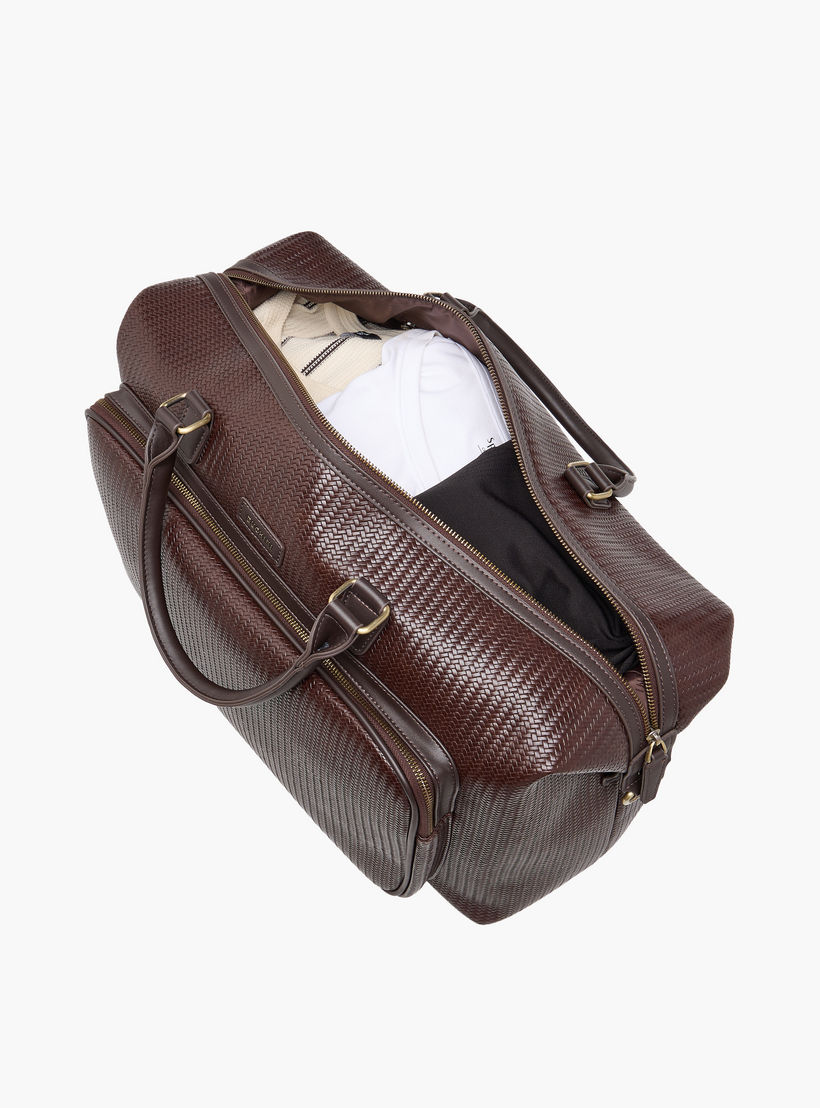 شنطة دافل بارزة الملمس بسحاب إغلاق وحزام قابل للفصل من دوتشيني-travel-luggagesandbags-dufflebags-image-8