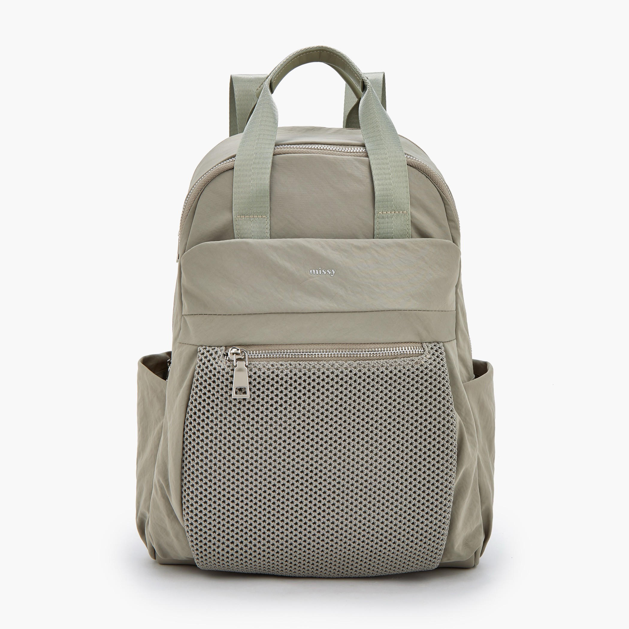 شنطة ظهر بارزة الملمس بحمالات كتف قابلة للتعديل من ميسي-women-bagsandwallets-backpacks-image-1