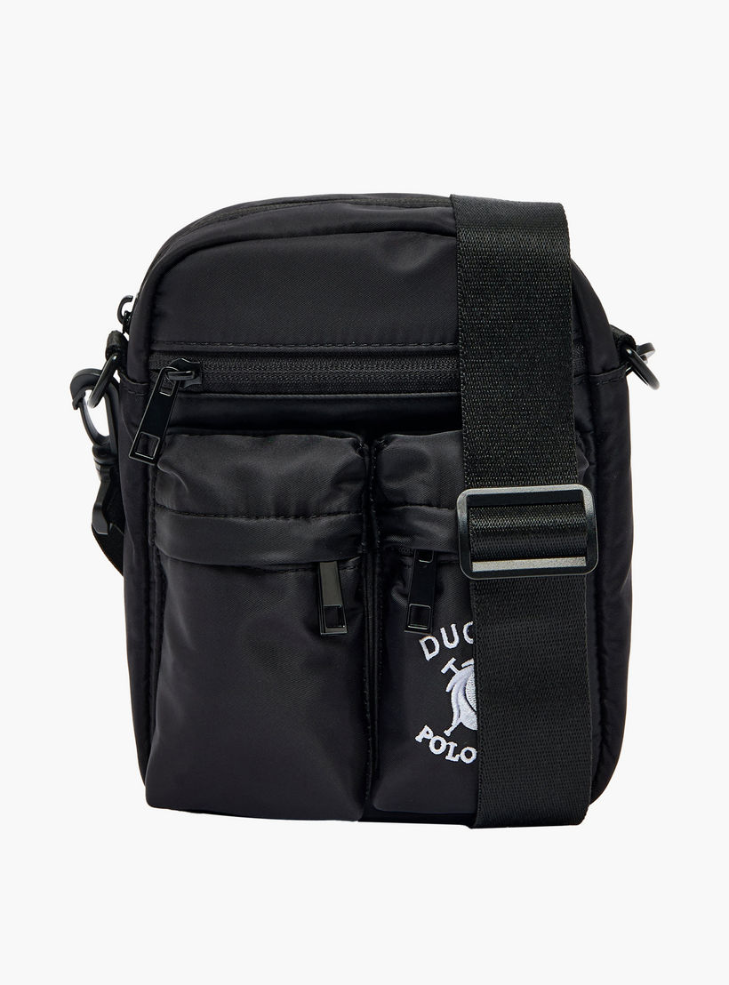 Duchini Polo Club Men Adjustable Strap Crossbody Bag-travel-accessories-image-1