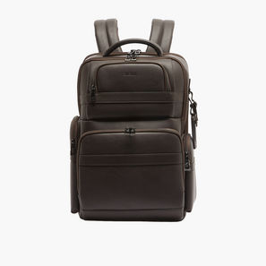 Duchini Solid Backpack with Adjustable Straps and Zip Closure - 31x43x17 cm-travel-luggagesandbags-image-1