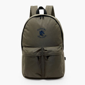 Duchini Polo Club Men Adjustable Straps Canvas Backpack-men-image-1