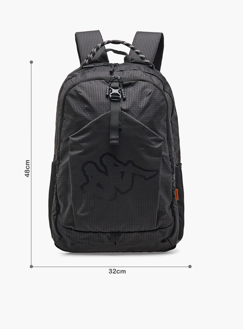 شنطة ظهر بجيب لابتوب وطبعات شعار من كابا - 32x48x15 سم-travel-luggagesandbags-backpacks-image-5