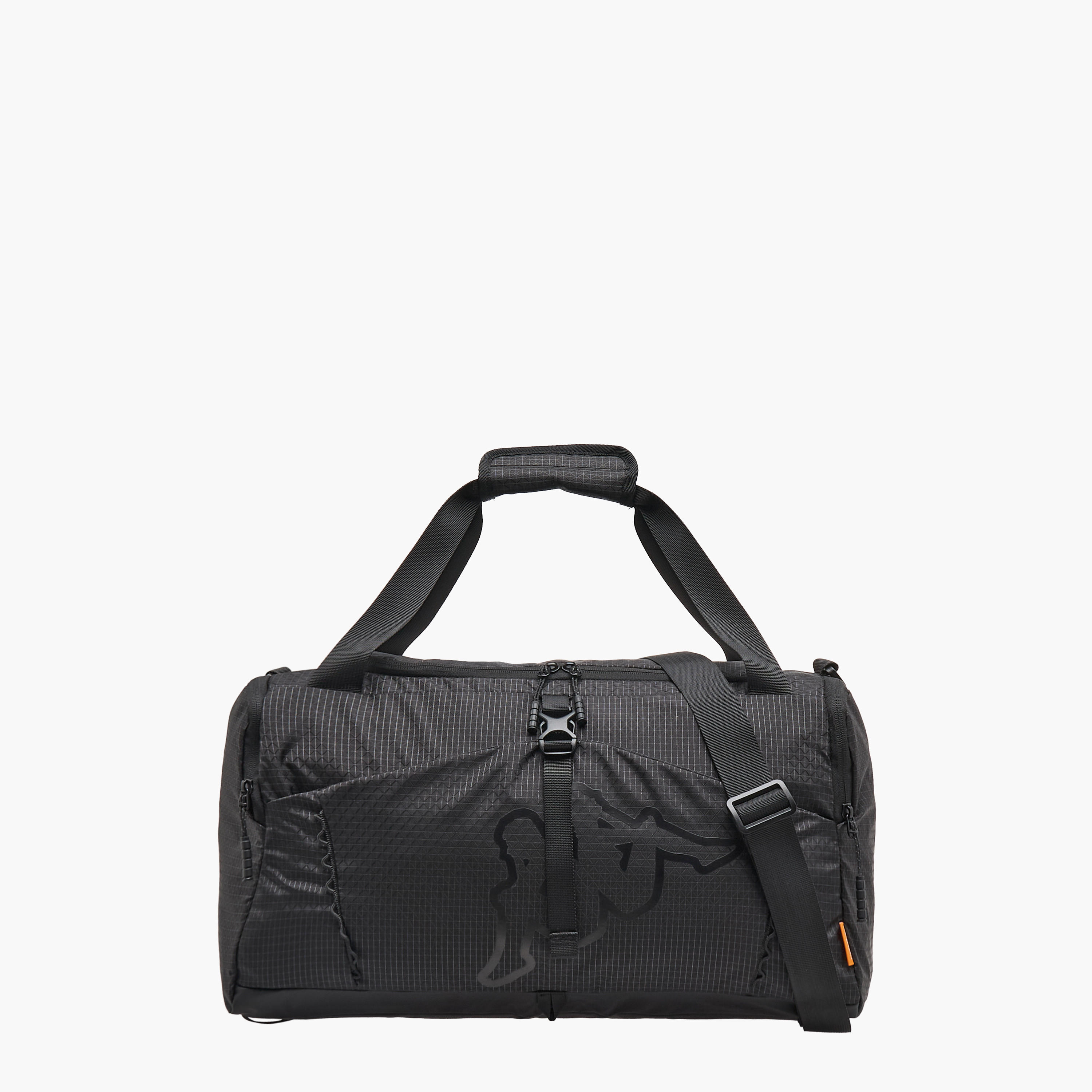 Kappa Printed Duffle Bag with Zip Closure and Detachable Strap-travel-luggagesandbags-dufflebags-image-1