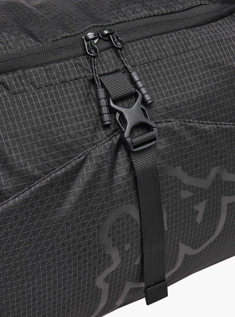 Kappa Printed Duffle Bag with Zip Closure and Detachable Strap-travel-luggagesandbags-dufflebags-image-4