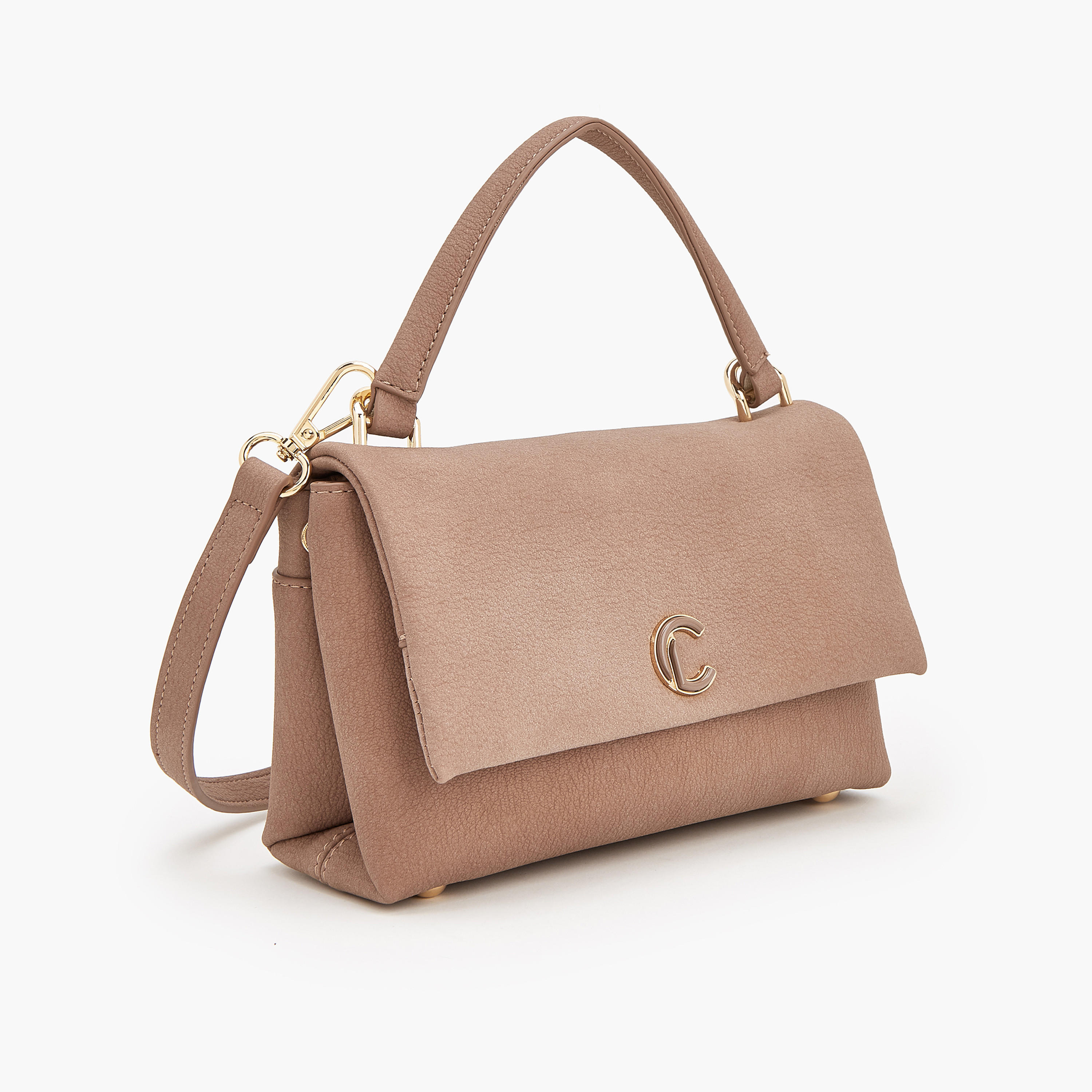 حقيبة كتف بارزة الملمس بحزام قابل للتعديل من لي كونفورت-women-bagsandwallets-handbags-image-2