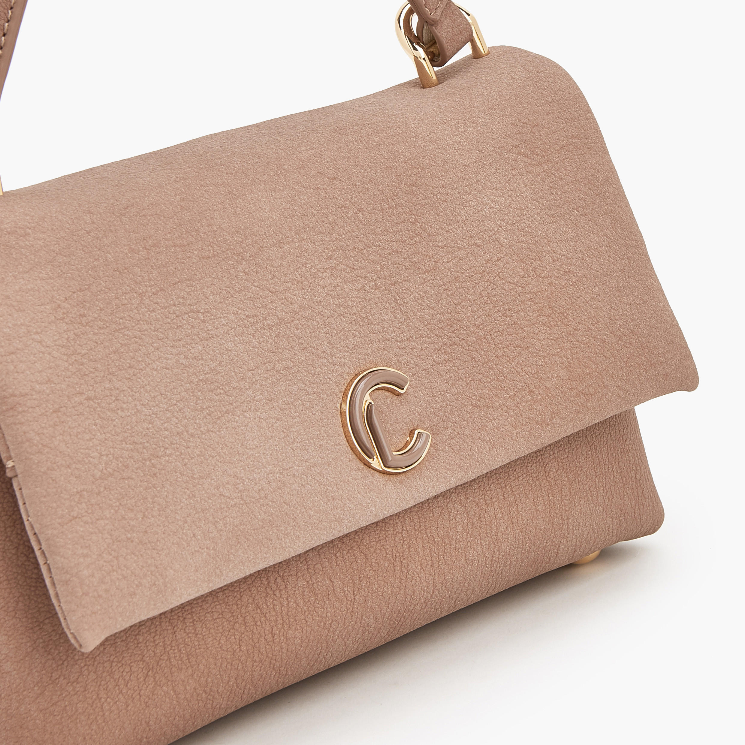 حقيبة كتف بارزة الملمس بحزام قابل للتعديل من لي كونفورت-women-bagsandwallets-handbags-image-3