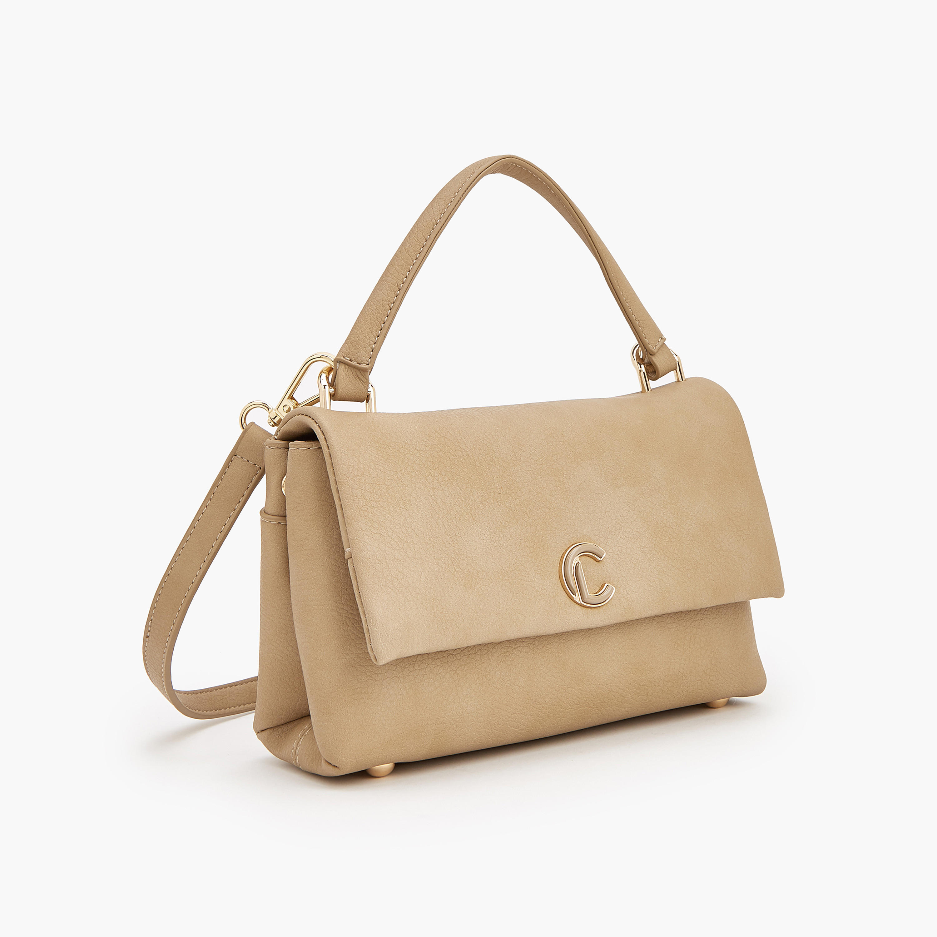 حقيبة كتف بارزة الملمس بحزام قابل للتعديل من لي كونفورت-women-bagsandwallets-handbags-image-2