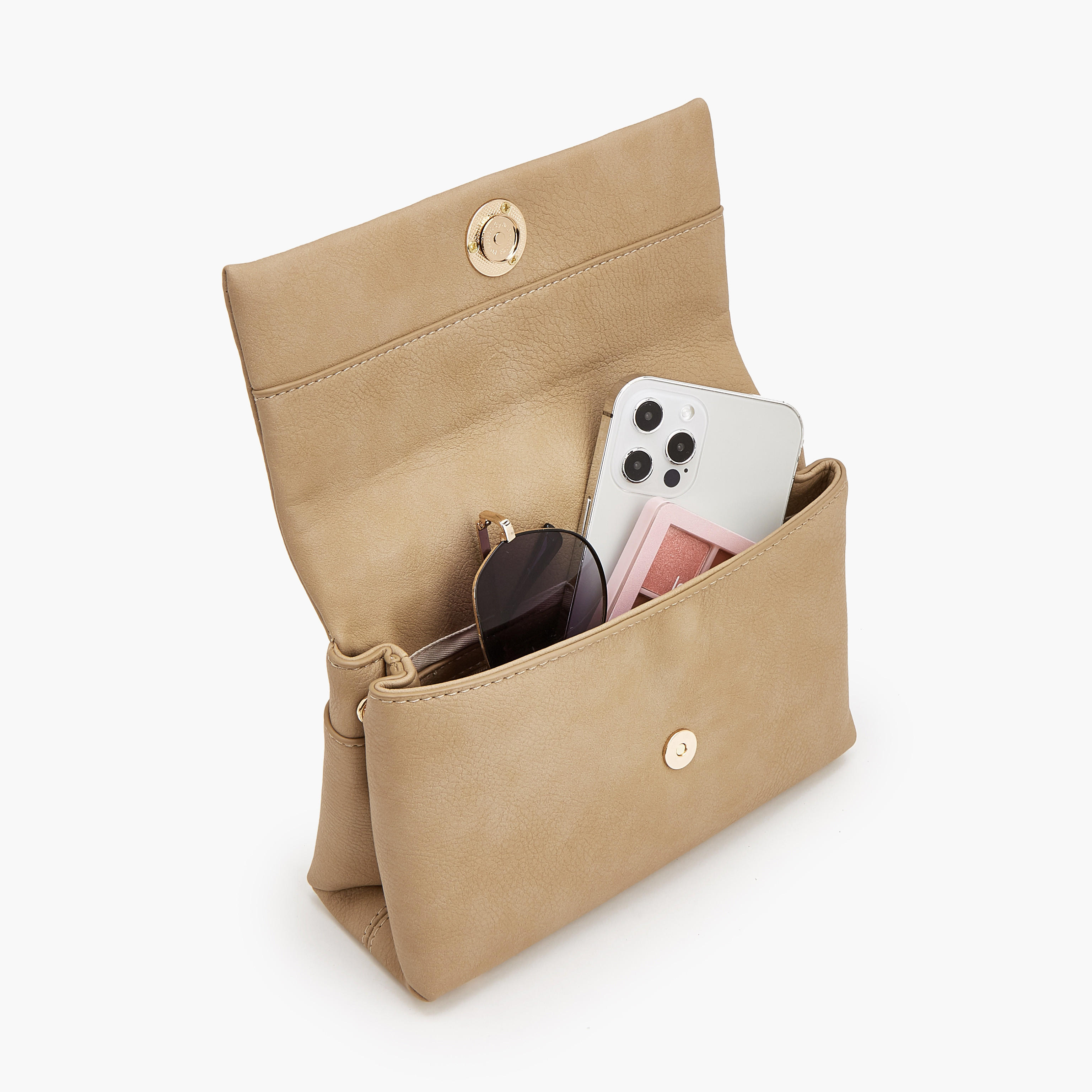 حقيبة كتف بارزة الملمس بحزام قابل للتعديل من لي كونفورت-women-bagsandwallets-handbags-image-7