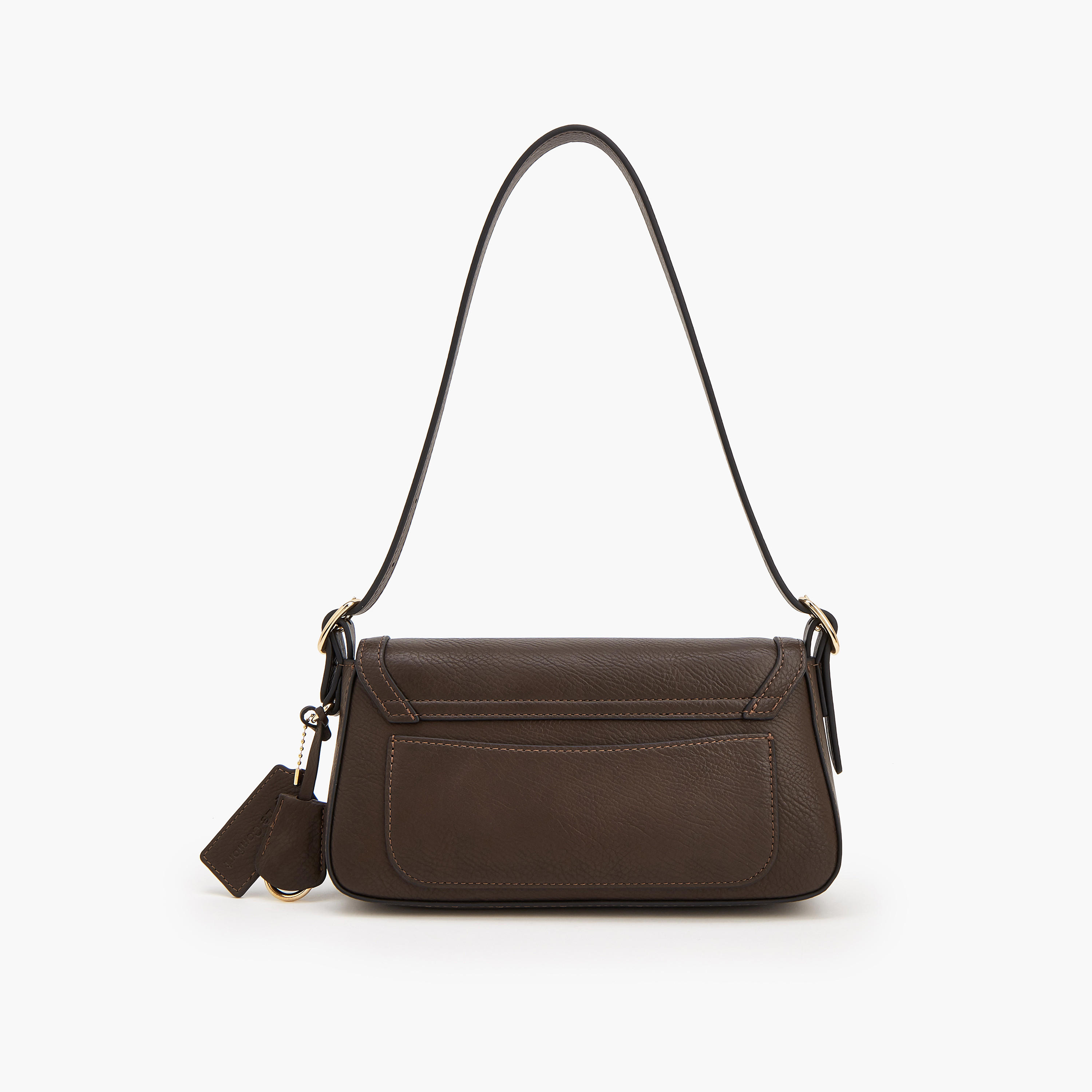 Le Confort Solid Shoulder Bag with Logo Detail-women-bagsandwallets-handbags-image-3