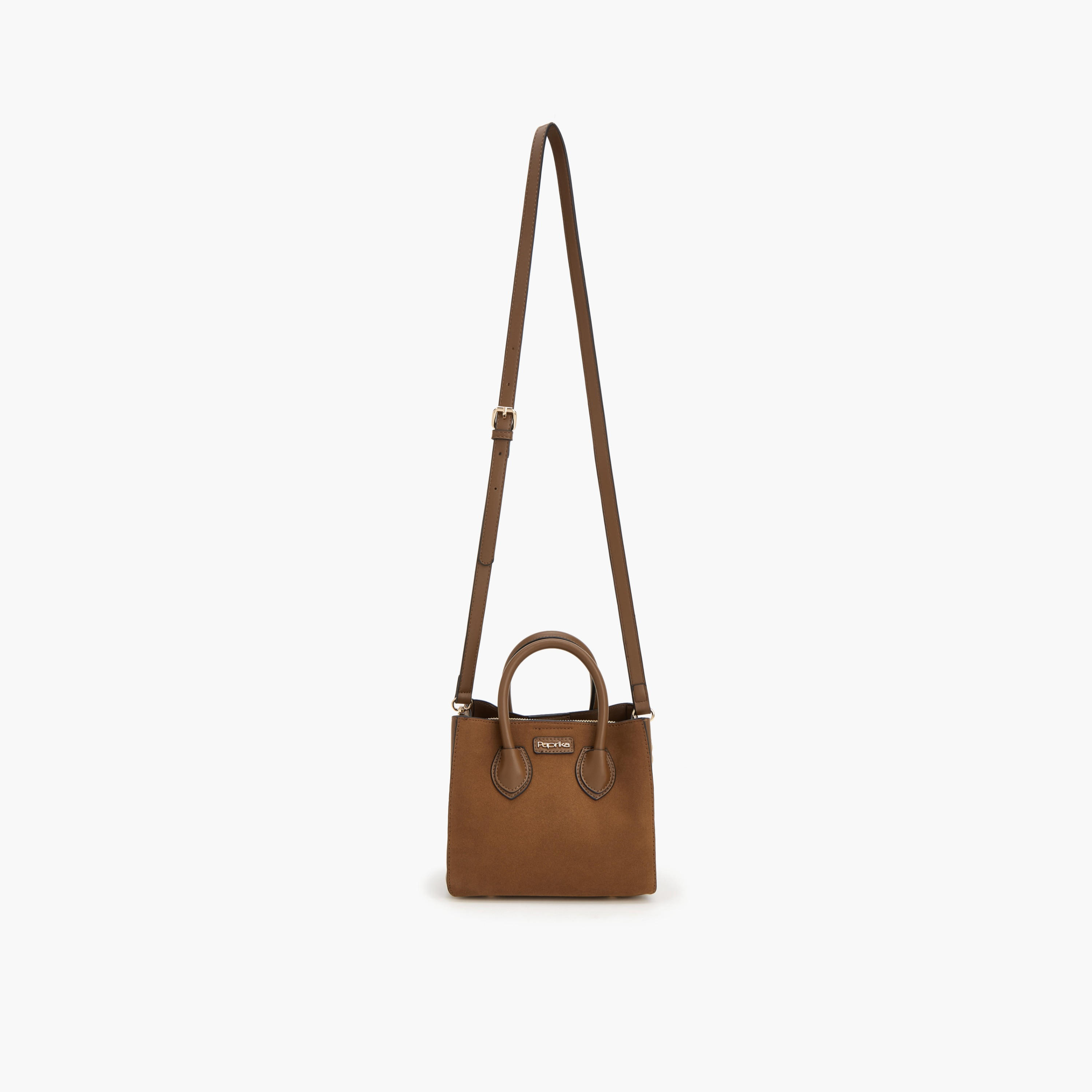 Paprika Textured Crossbody Bag with Detachable Strap-women-bagsandwallets-handbags-image-6