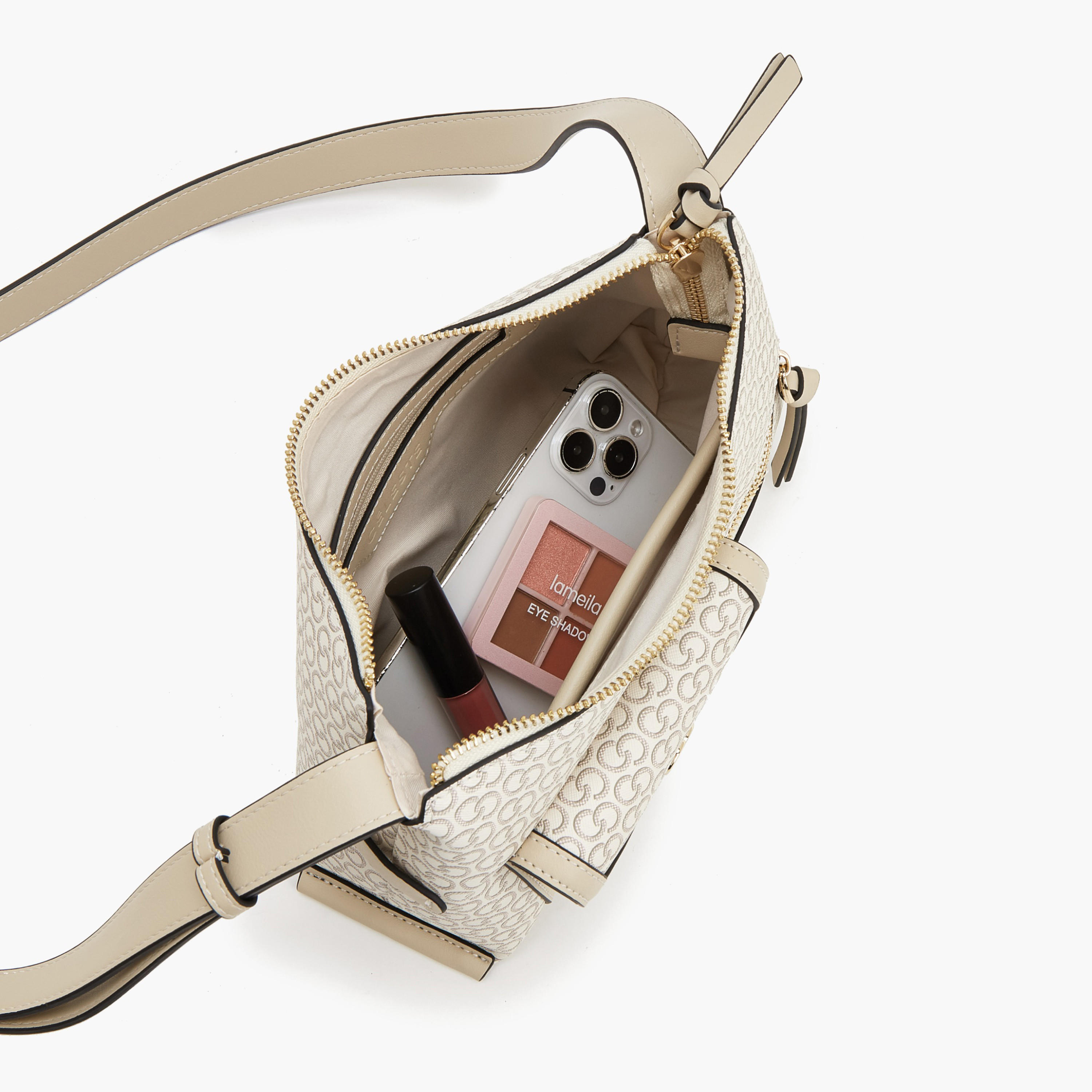 شنط كروس بودي بسحاب إغلاق وطبعات مونوجرام من سيليست-women-bagsandwallets-handbags-image-7