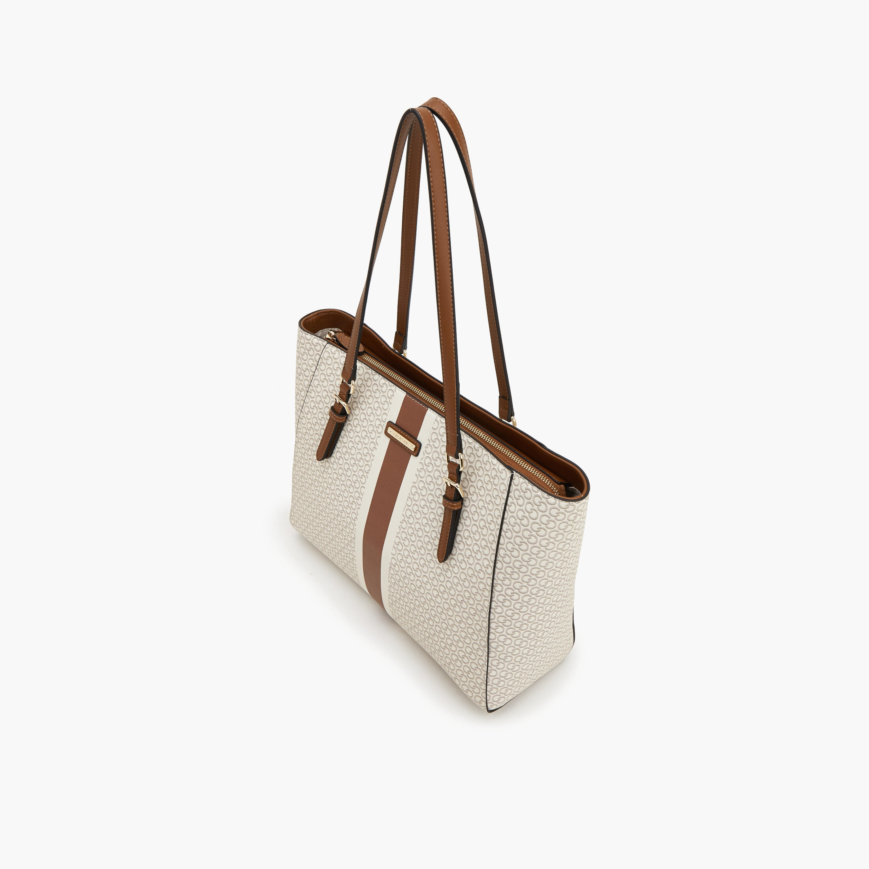 شنطة توتي بسحاب إغلاق وطبعات مونوجرام من سيليست-women-bagsandwallets-handbags-image-5