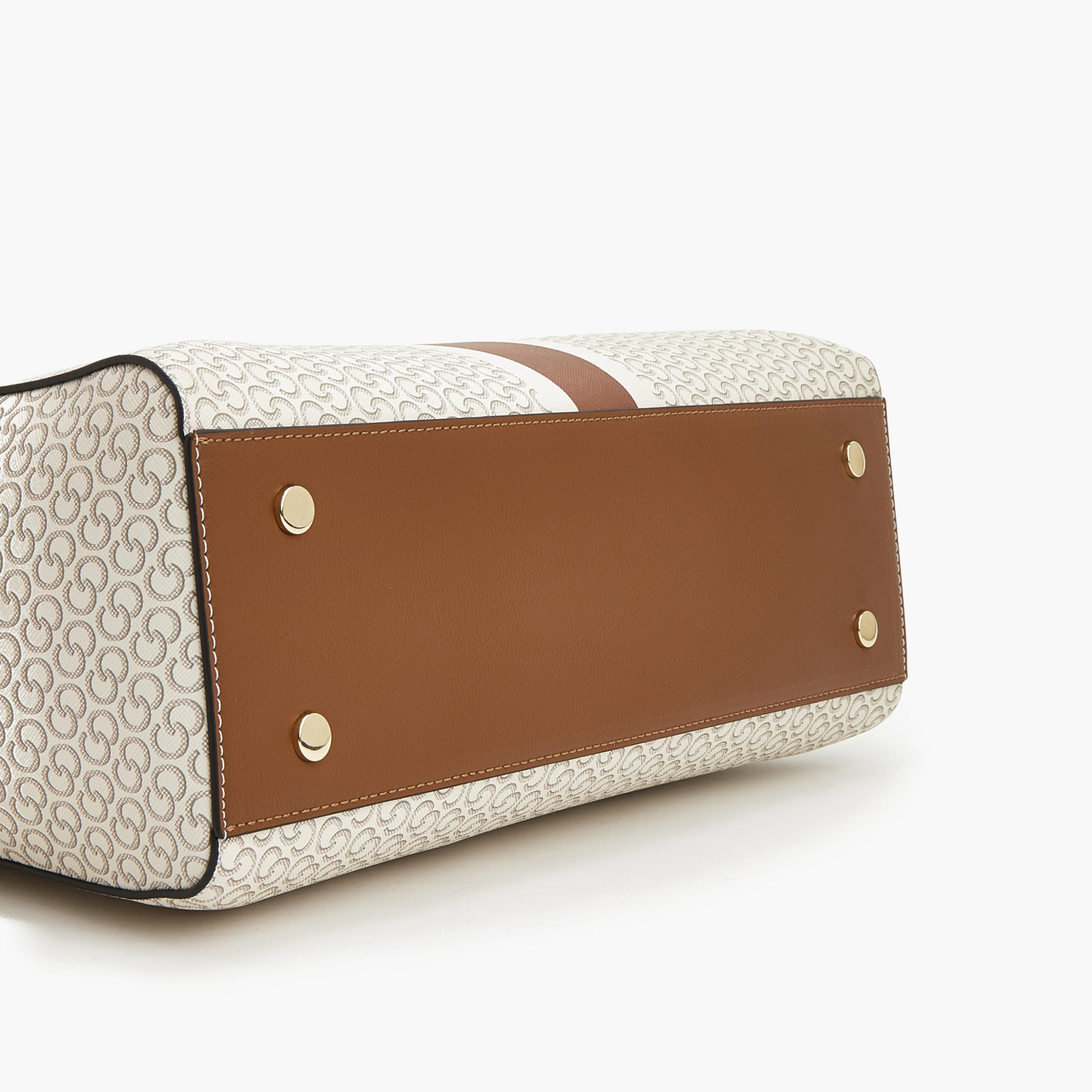 شنطة توتي بسحاب إغلاق وطبعات مونوجرام من سيليست-women-bagsandwallets-handbags-image-6